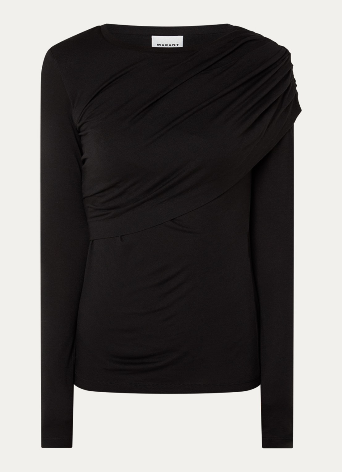Isabel Marant Top met stretch - voorkant zwart