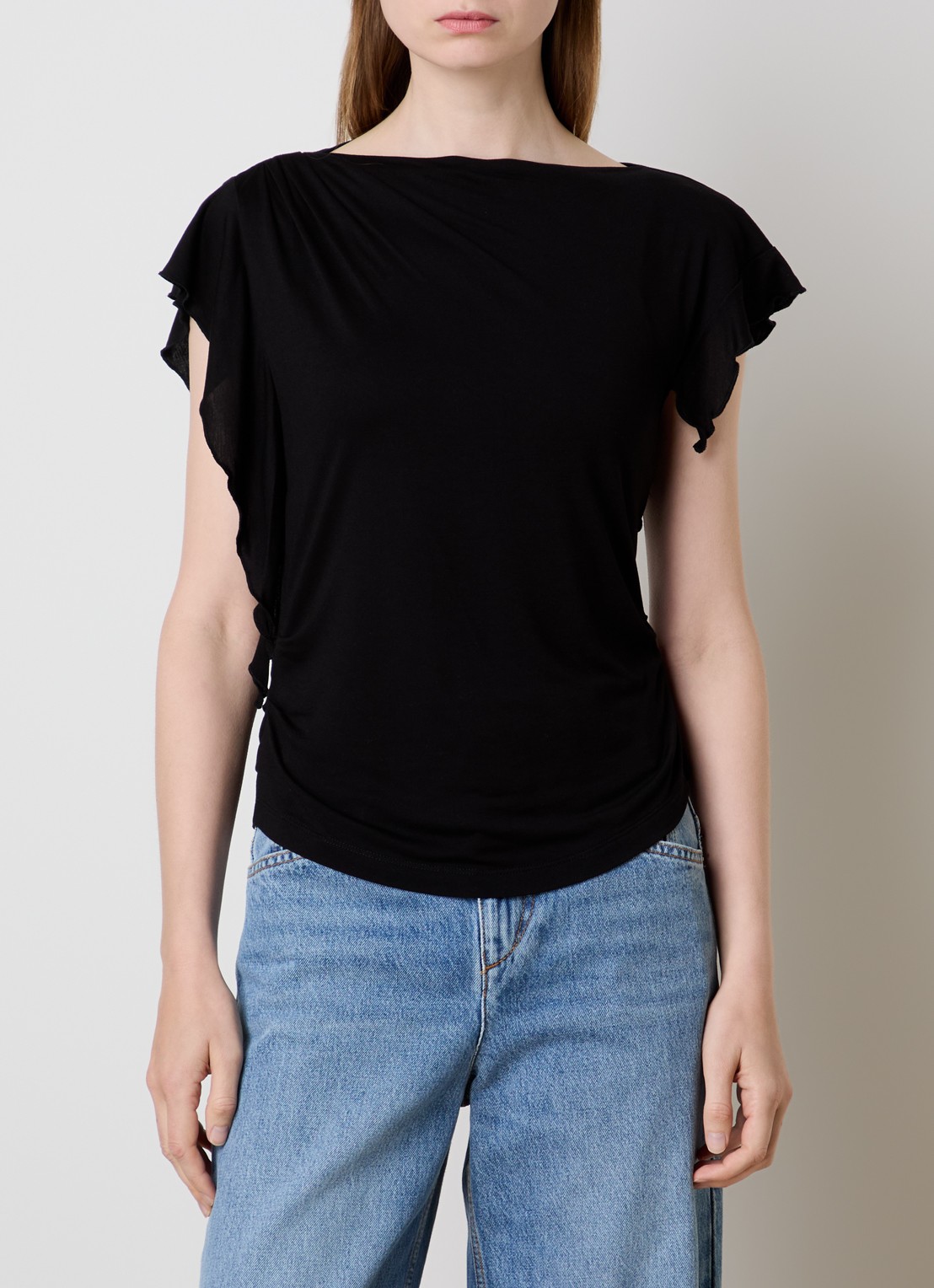 Isabel Marant Top met stretch - detail zwart