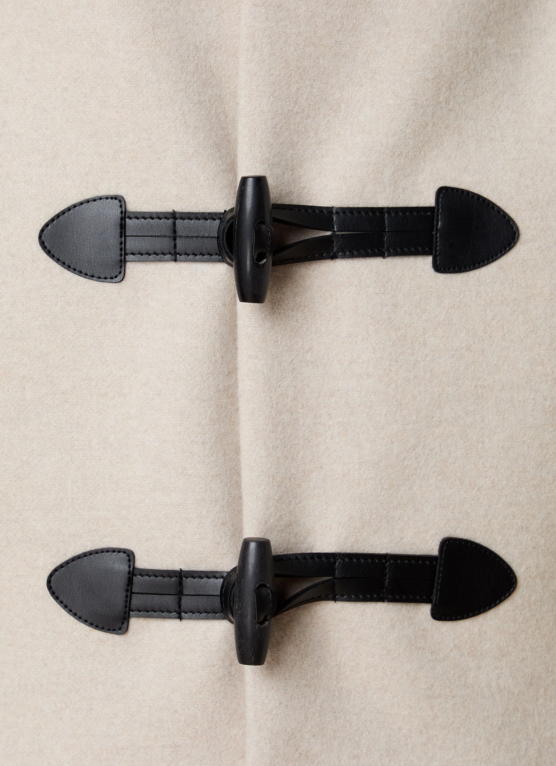 Isabel Marant Toria jack in kasjmierblend met steekzakken - detail 5 zand