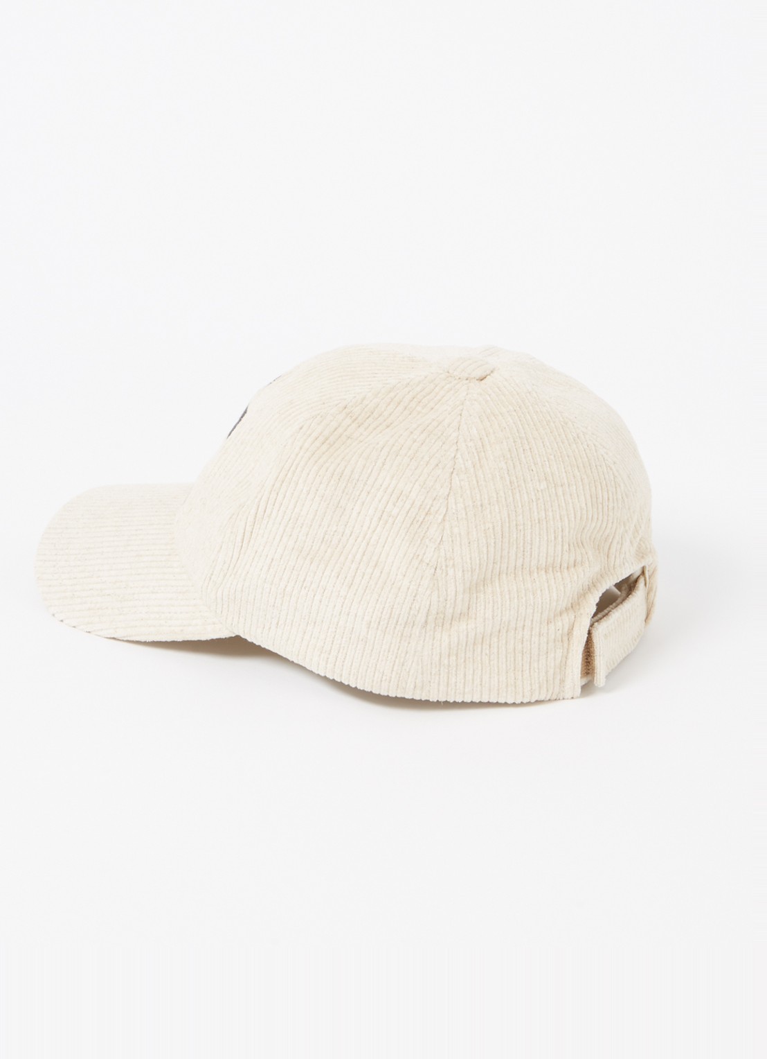 Isabel Marant Tyron pet met logoborduring  - detail creme