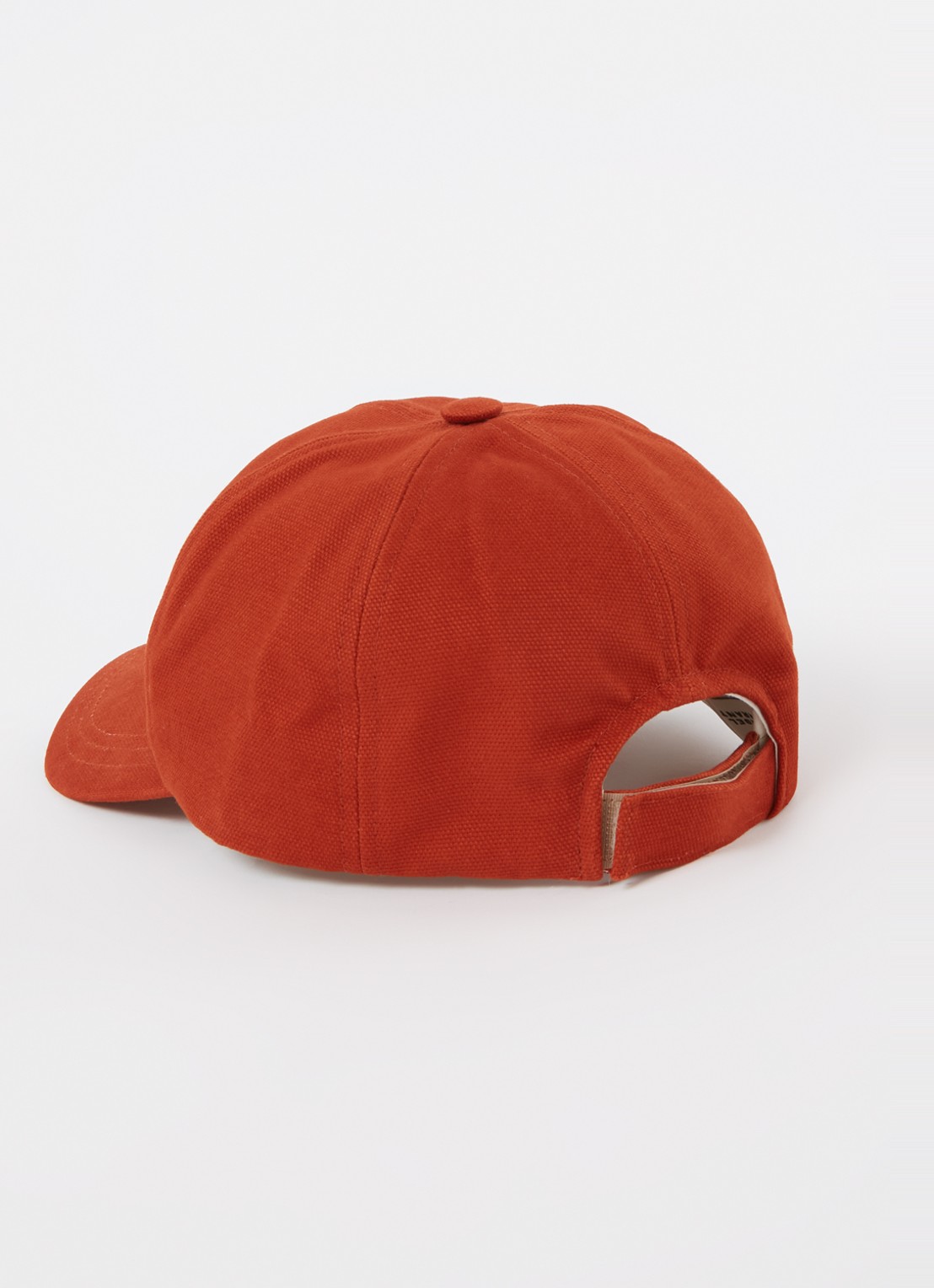 Isabel Marant Tyron pet met logoborduring  - detail 2 roestbruin