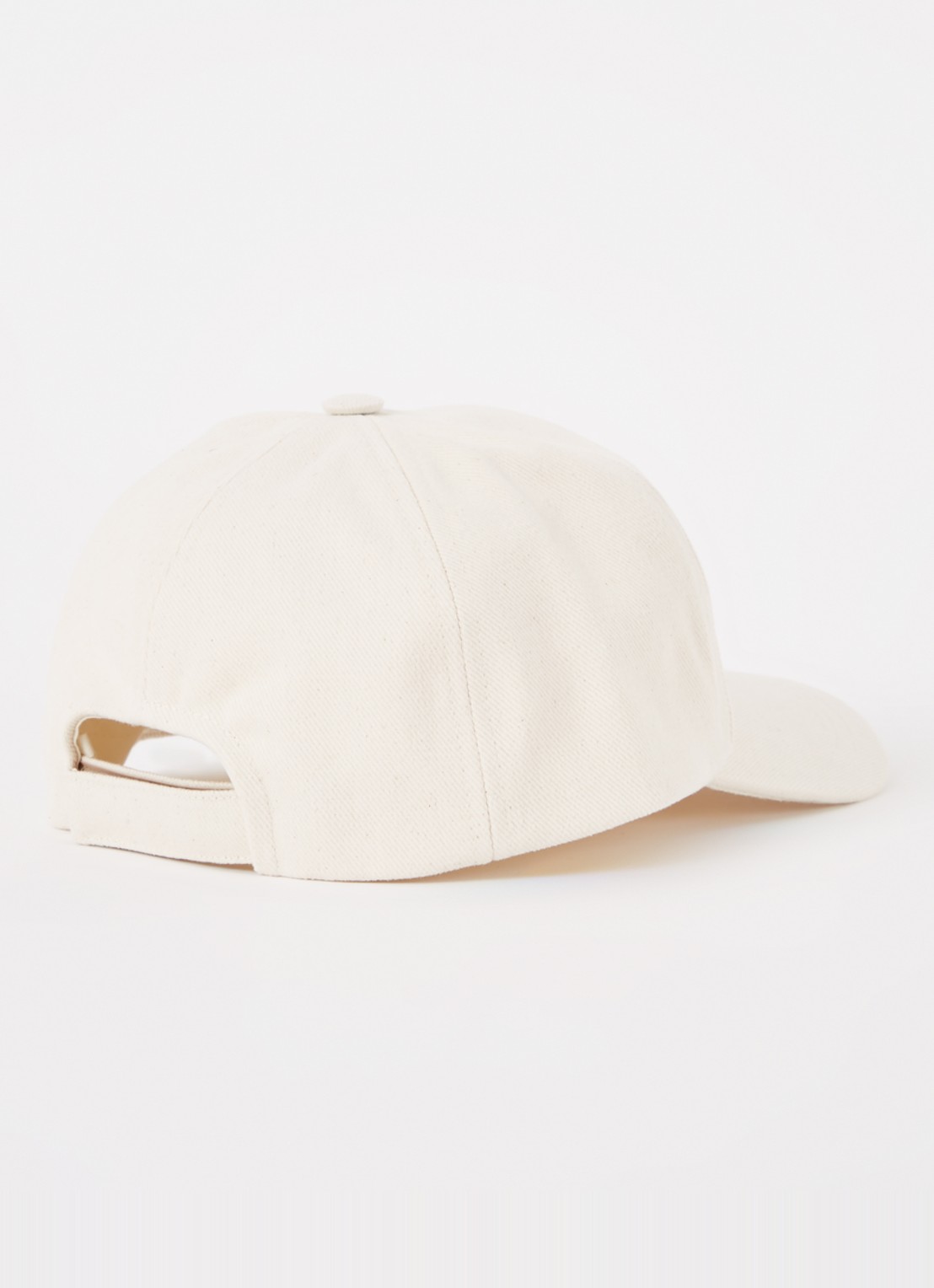 Isabel Marant Tyron pet met logoborduring - detail 5 creme