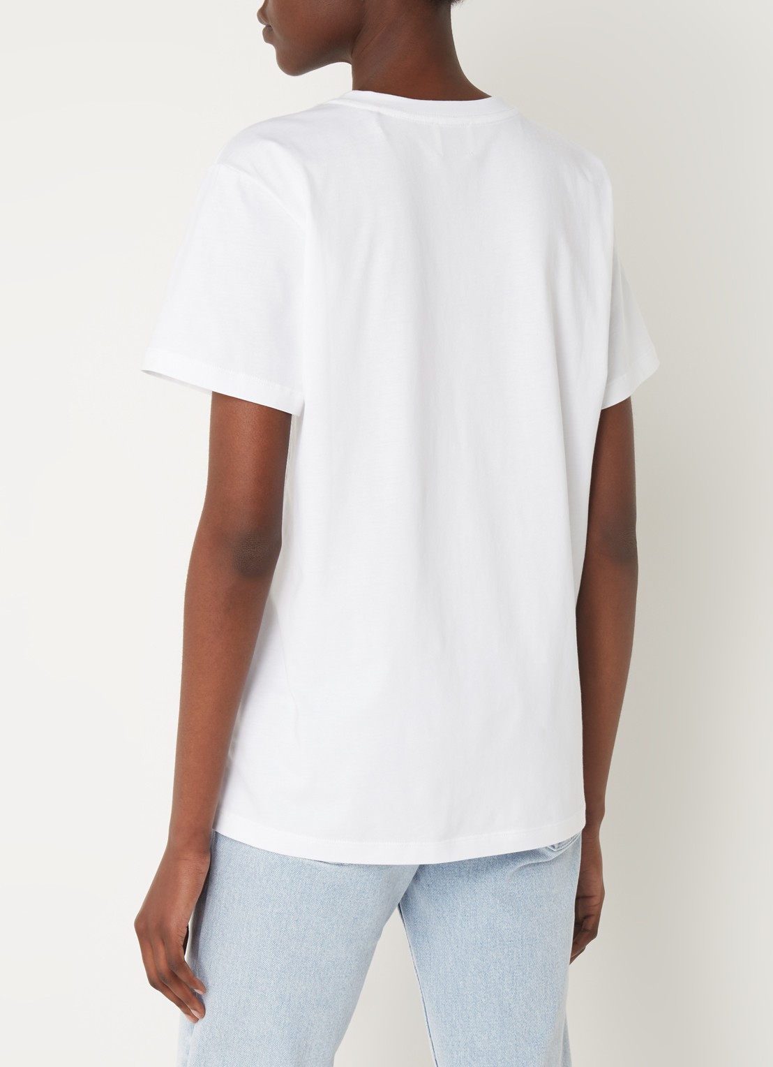 Isabel Marant Vidal T-shirt met logoborduring - achterkant wit