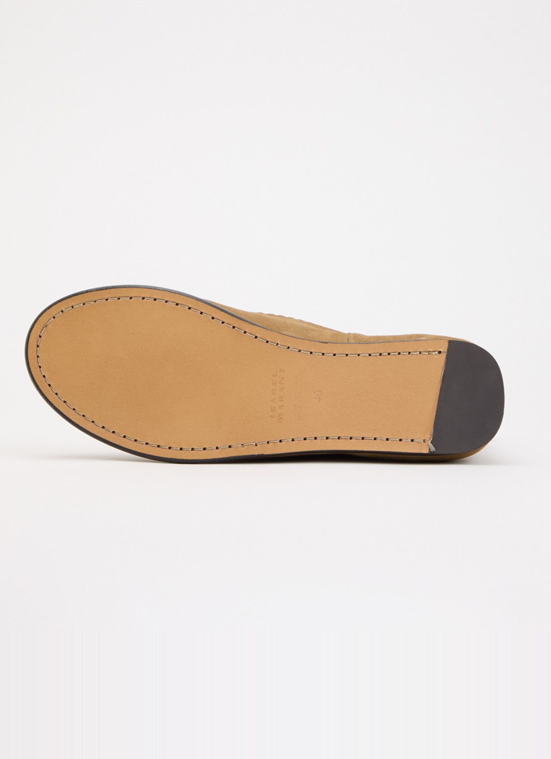 Isabel Marant Woosta laars suède - detail 4 cognac