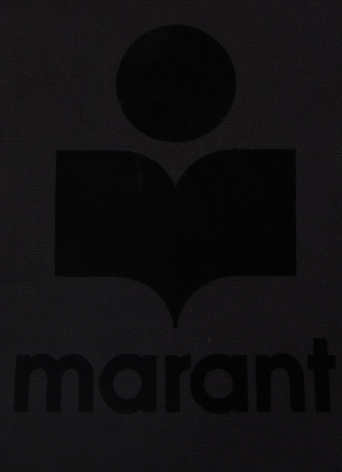 Isabel Marant Yenky shopper van canvas met logo - detail 3 zwart