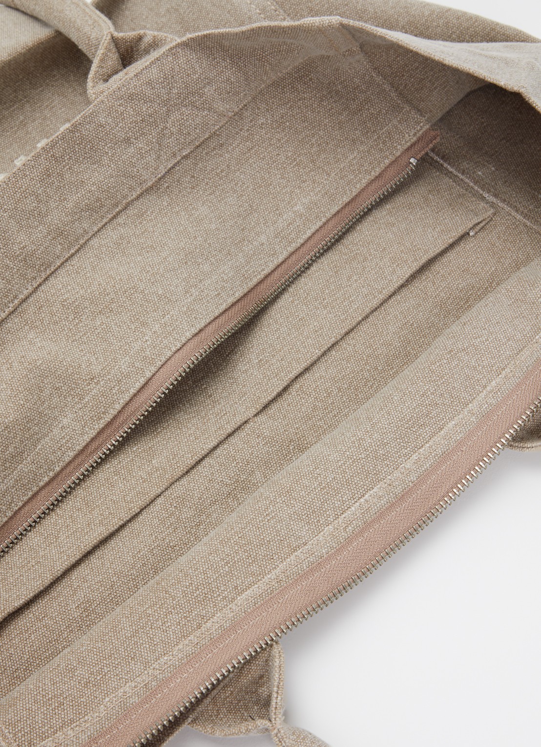 Isabel Marant Yenky shopper van canvas met logoborduring - detail 2 beige