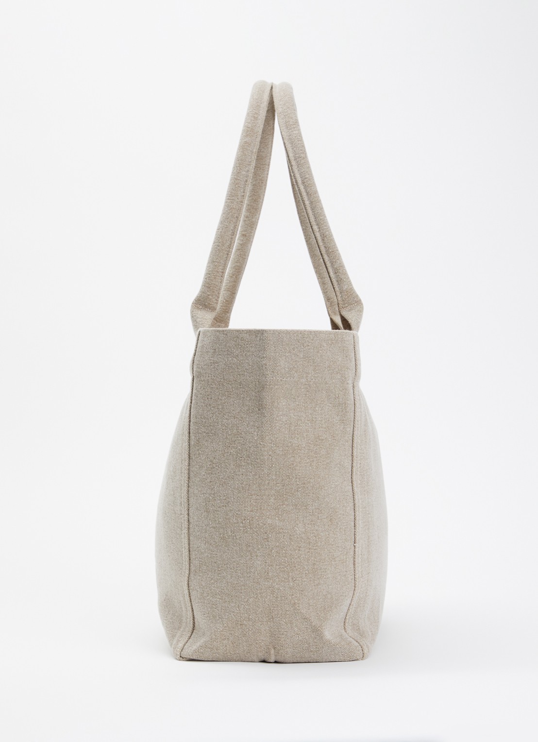 Isabel Marant Yenky shopper van canvas met logoborduring - detail 3 beige