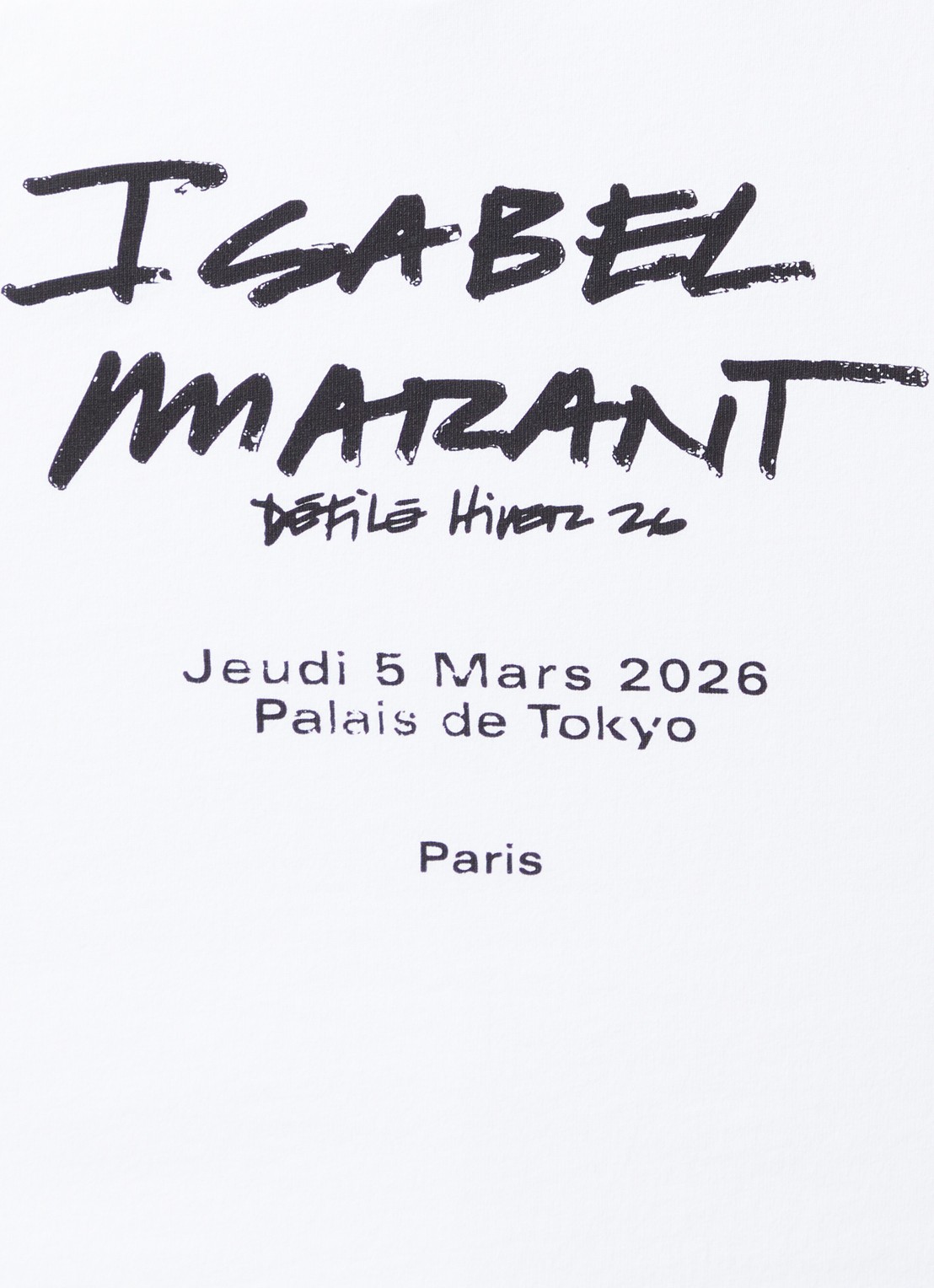 Isabel Marant Zewel T-shirt met backprint - detail 2 wit