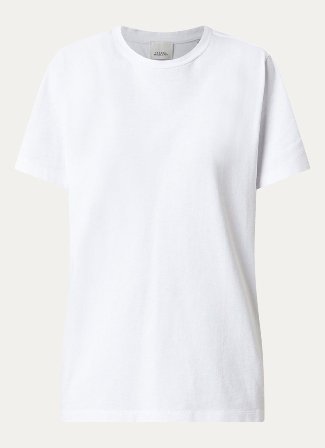 Isabel Marant Zewel T-shirt met backprint - voorkant 3 wit