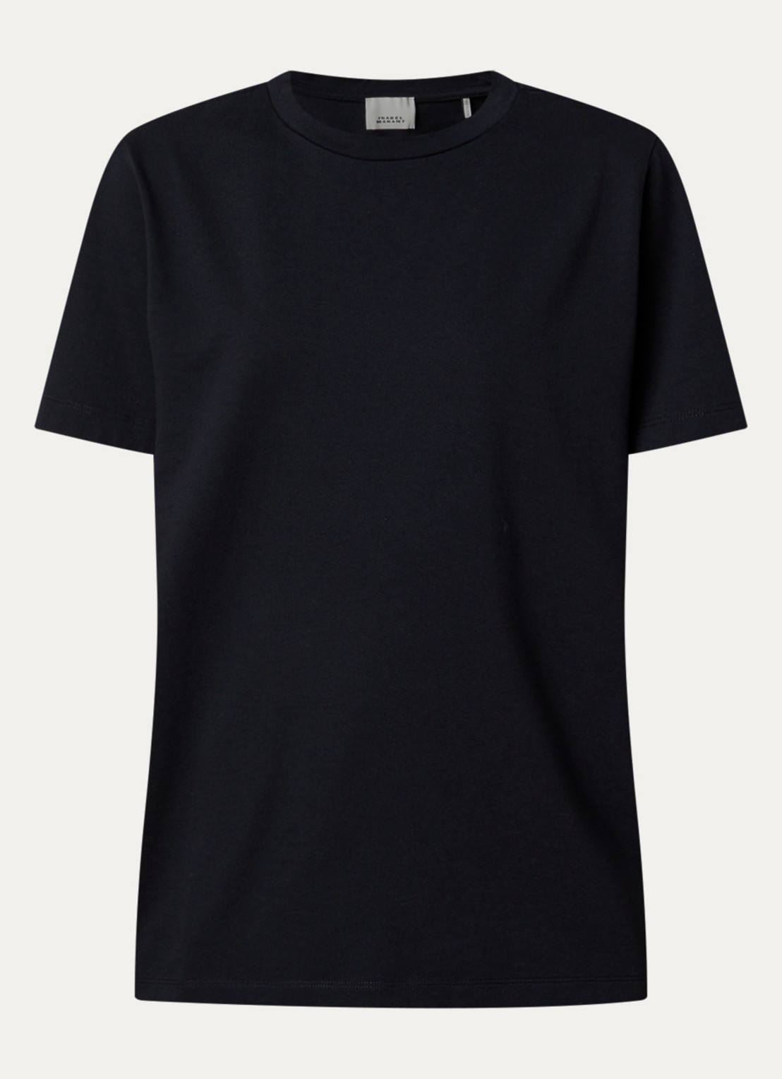 Isabel Marant Zewel T-shirt met backprint - voorkant 2 zwart