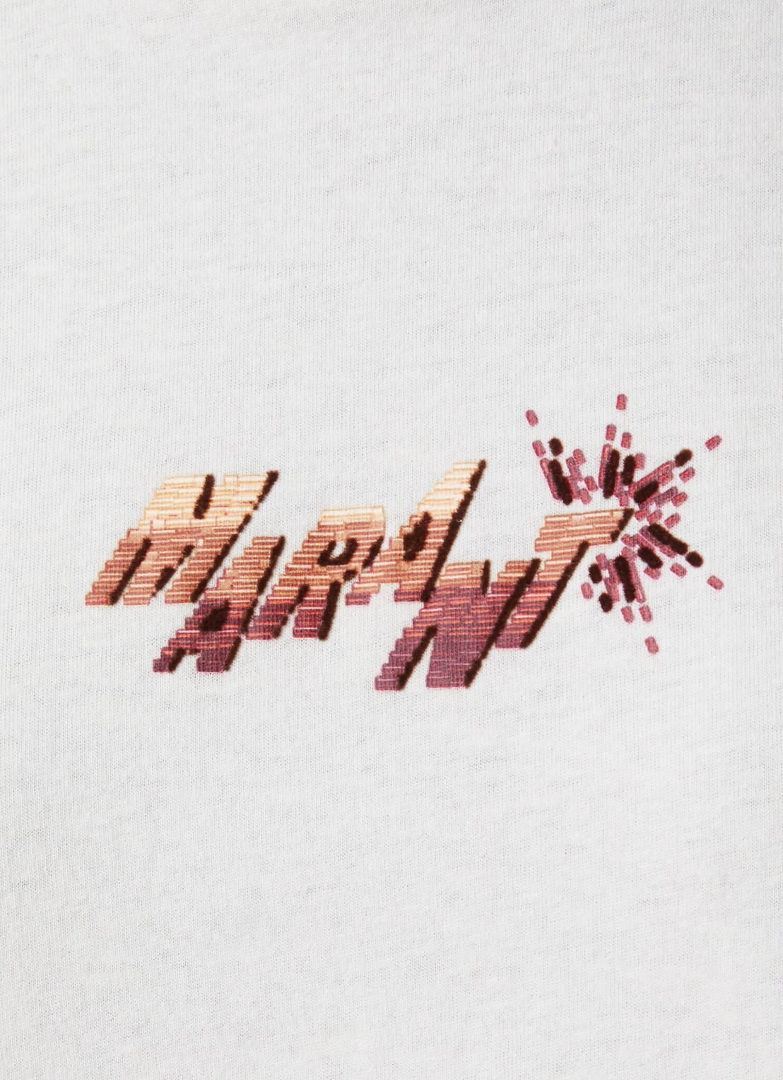 Isabel Marant Zewel T-shirt met logoprint - detail 5 gebroken wit