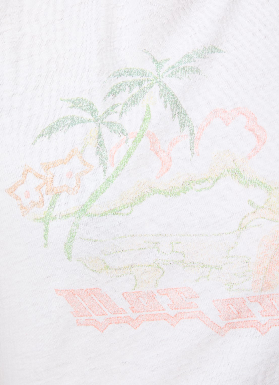 Isabel Marant Zewel T-shirt met print en logo - detail 2 ivoor