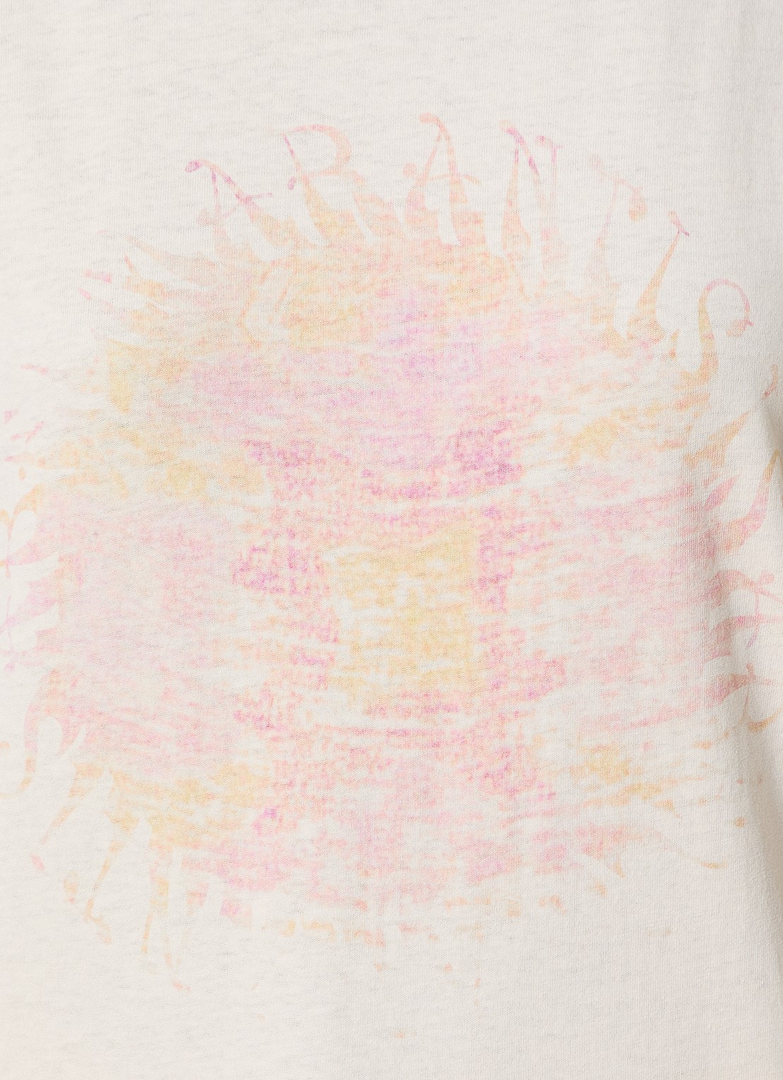 Isabel Marant Zoeline T-shirt met logoprint - detail 5 gebroken wit