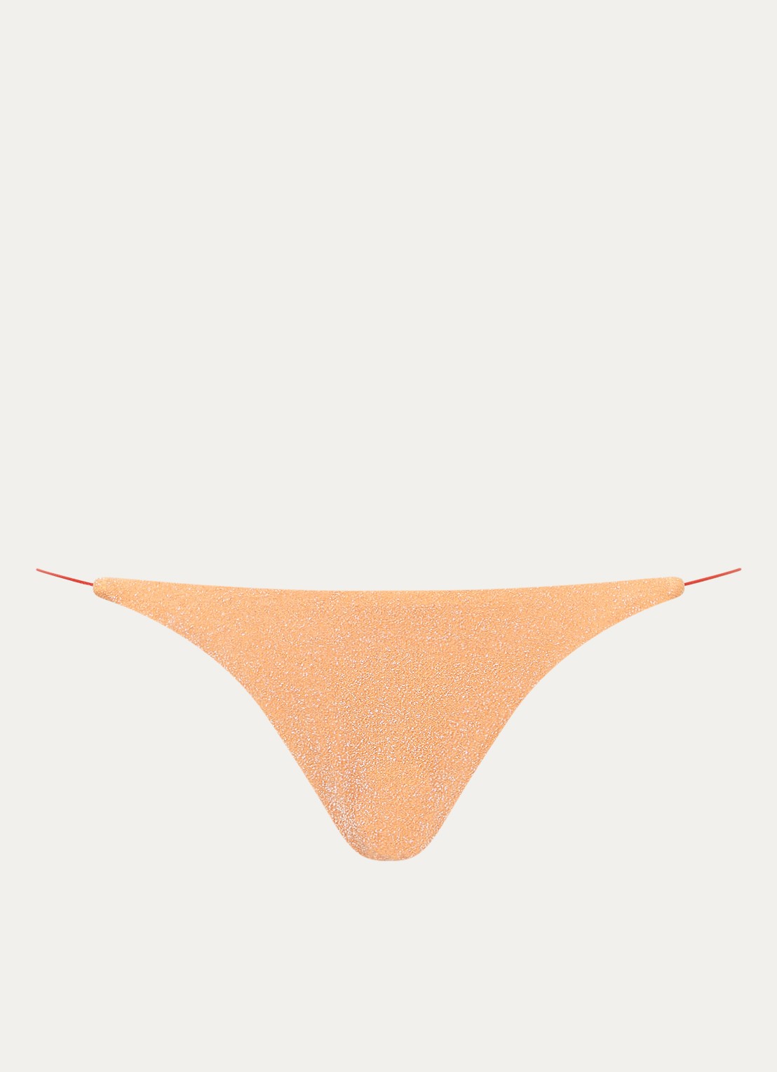 It's Now Cool Brazilian bikinislip met lurex - voorkant 2 lichtoranje