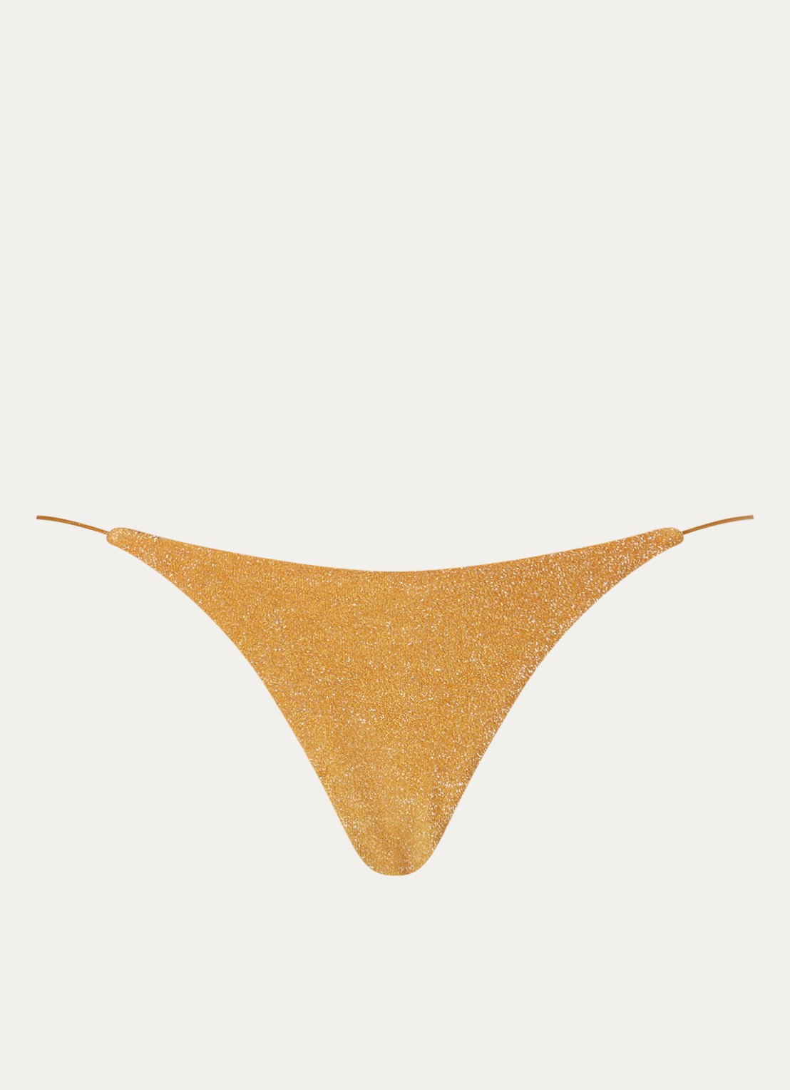 It's Now Cool Brazilian bikinislip met lurex - voorkant okergeel