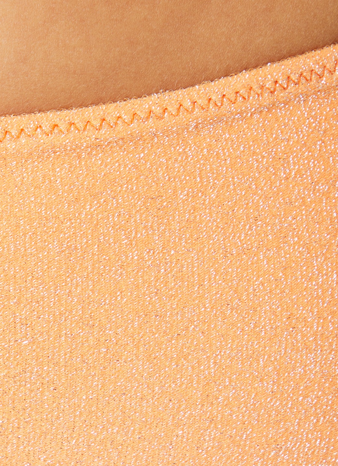 It's Now Cool High waisted bikinislip met lurex - detail 2 lichtoranje