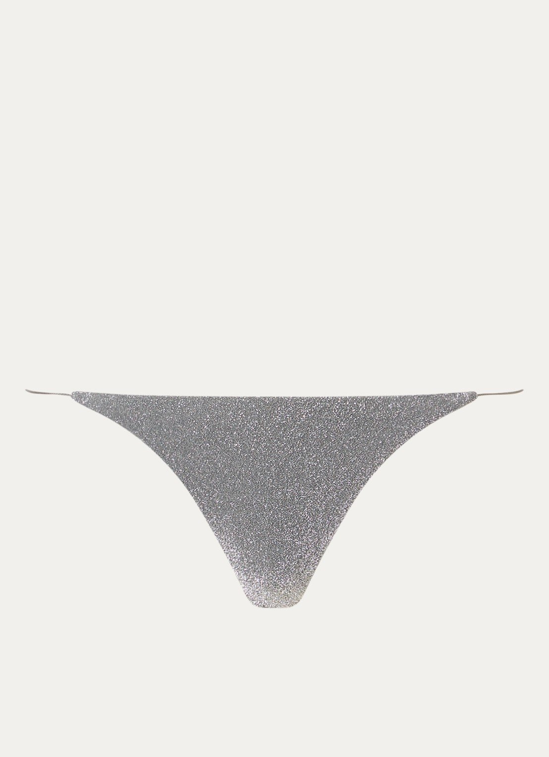 It's Now Cool Tanga bikinislip met lurex - voorkant 4 grijs