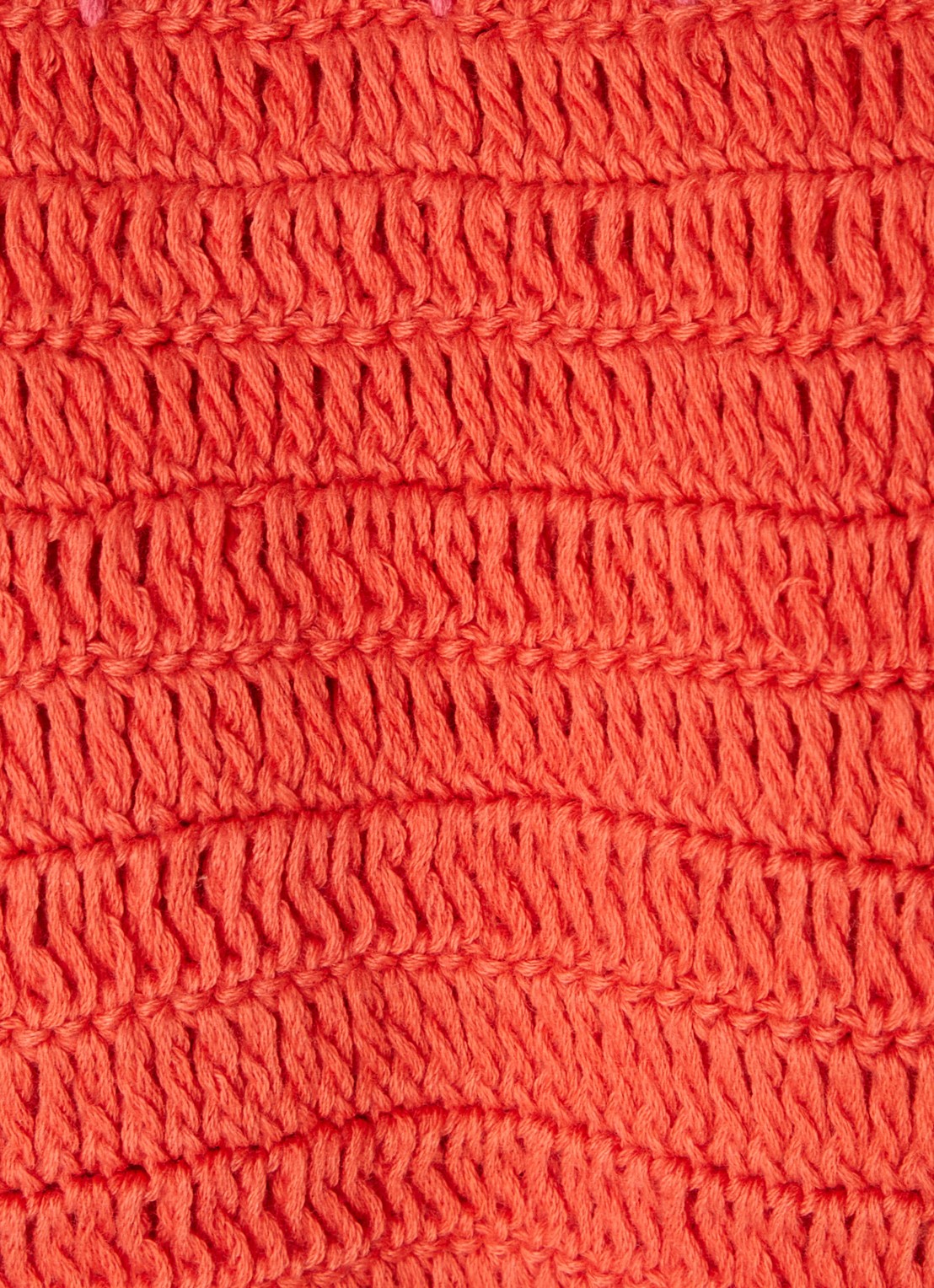 It's Now Cool Tanga bikinislip van crochet - detail 3 koraalroze