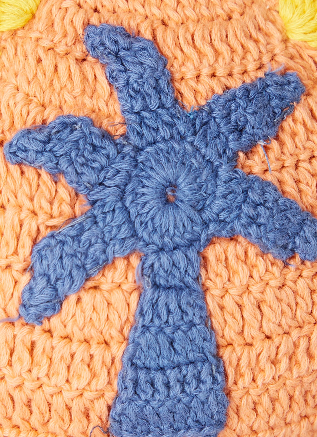 It's Now Cool Triangel bikinitop van crochet - detail 5 geel