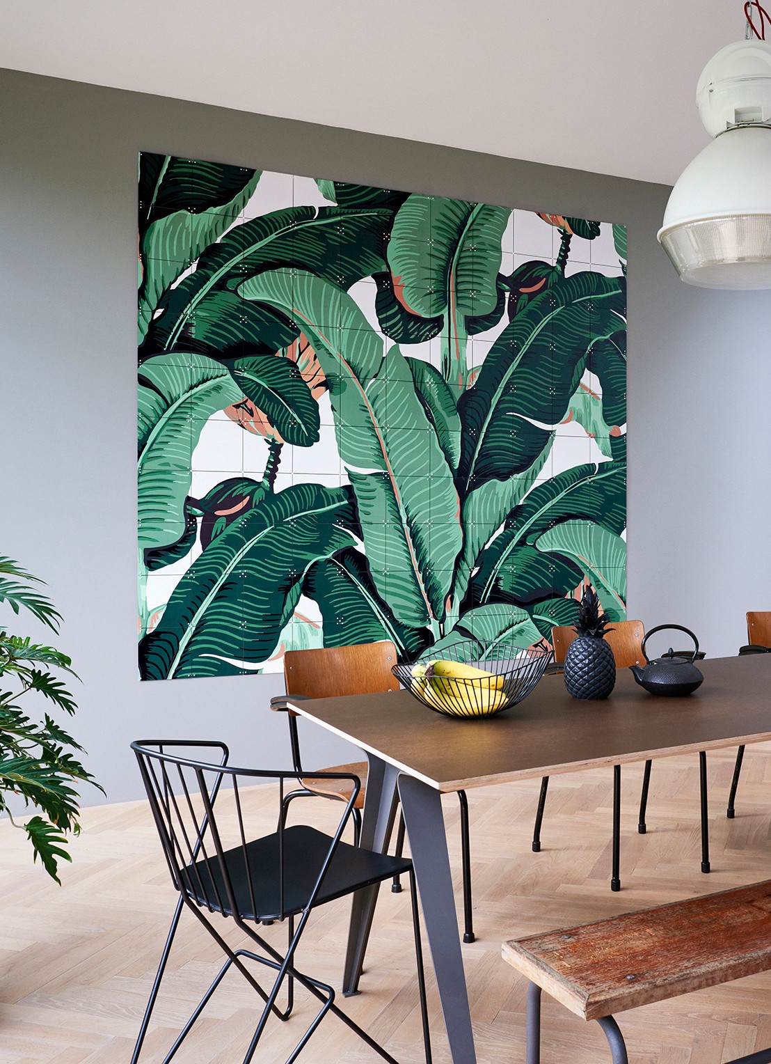 IXXI Banana Leaf wanddecoratie - voorkant groen