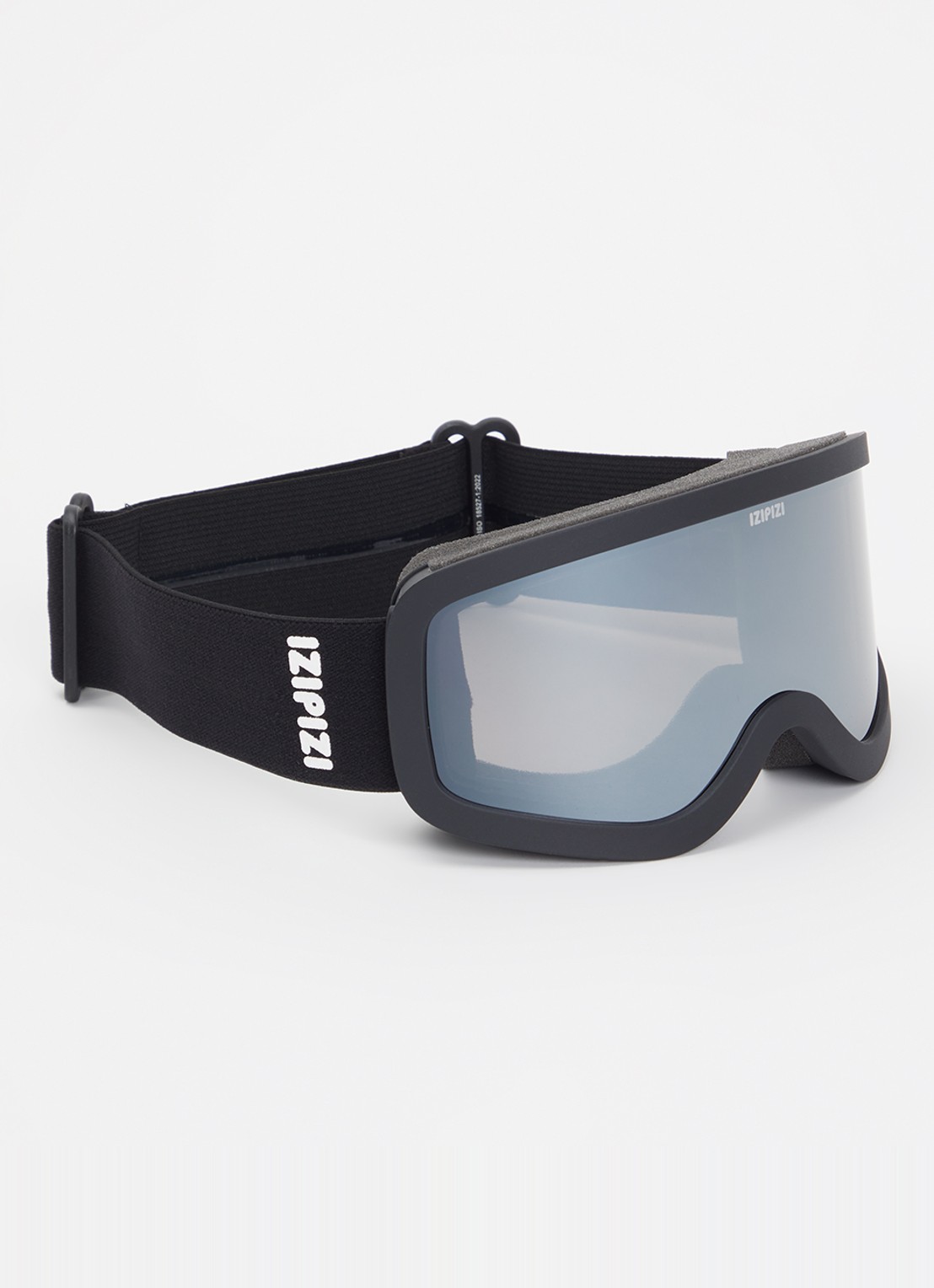 IZIPIZI Snow Junior Skibril - voorkant zwart