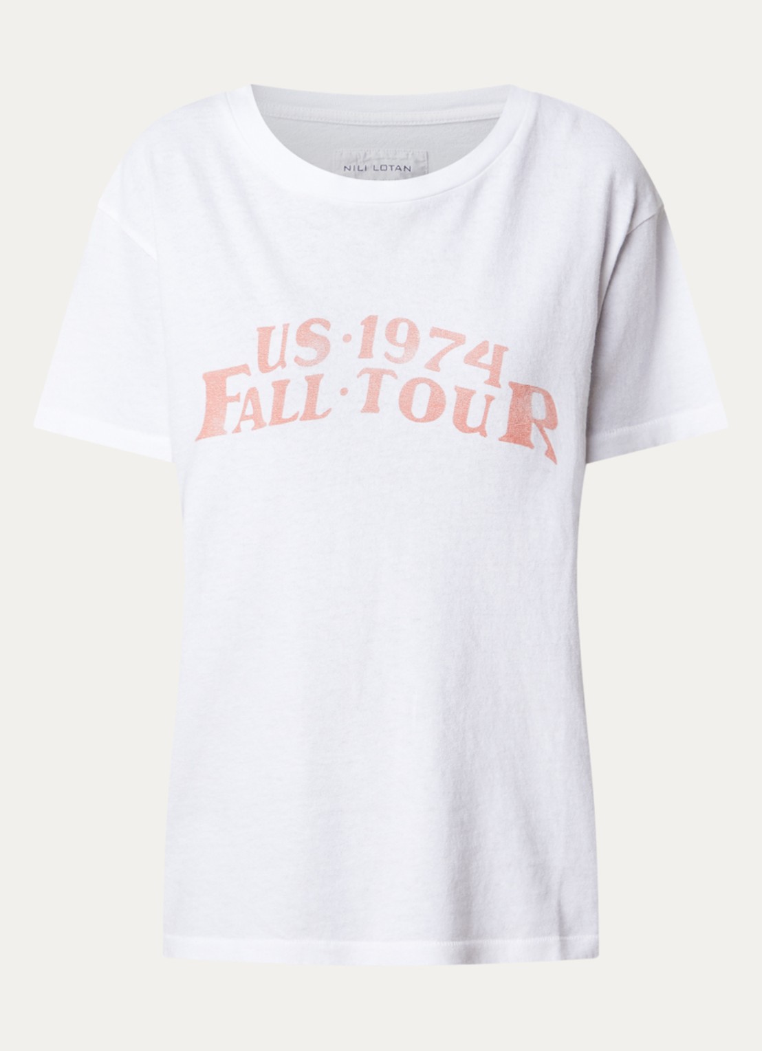 J.W. Anderson Brady T-shirt met print - voorkant 4 wit