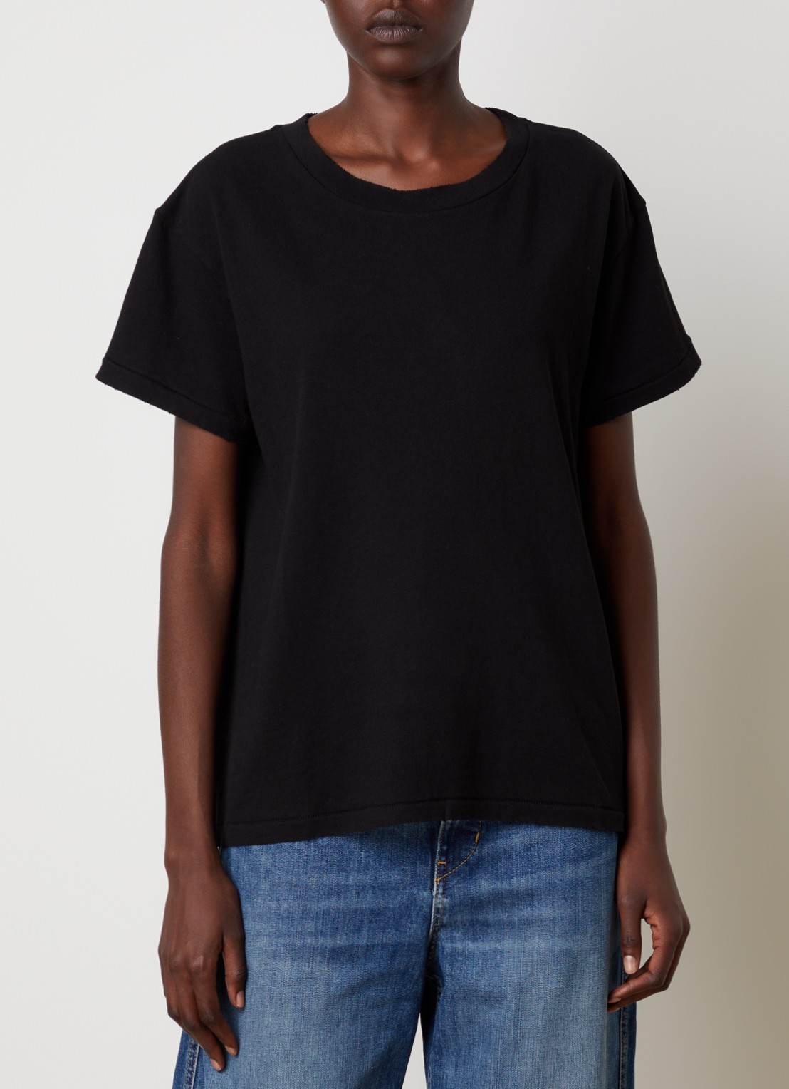 J.W. Anderson Brady T-shirt met ronde hals - detail 2 zwart