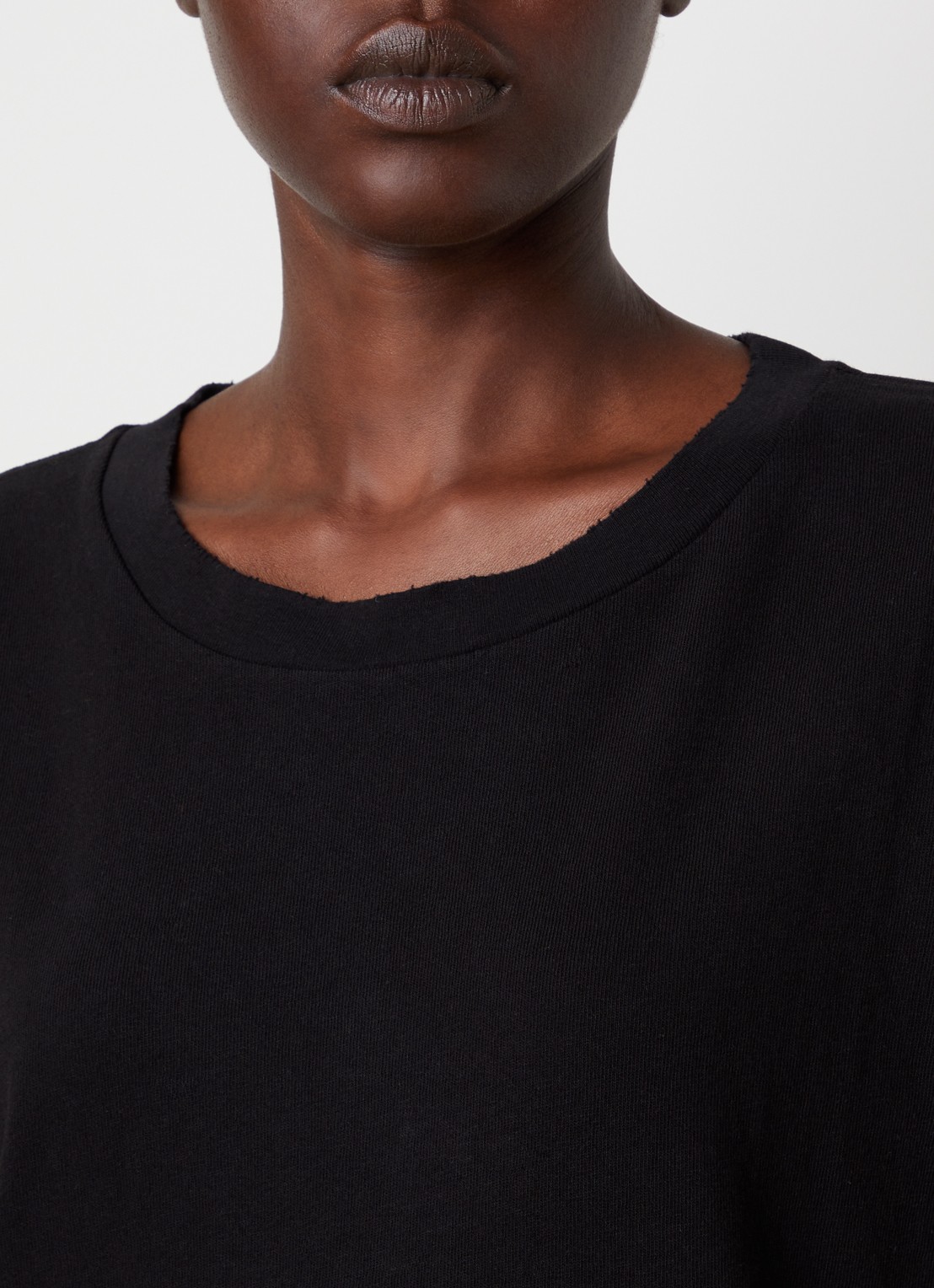 J.W. Anderson Brady T-shirt met ronde hals - detail 3 zwart