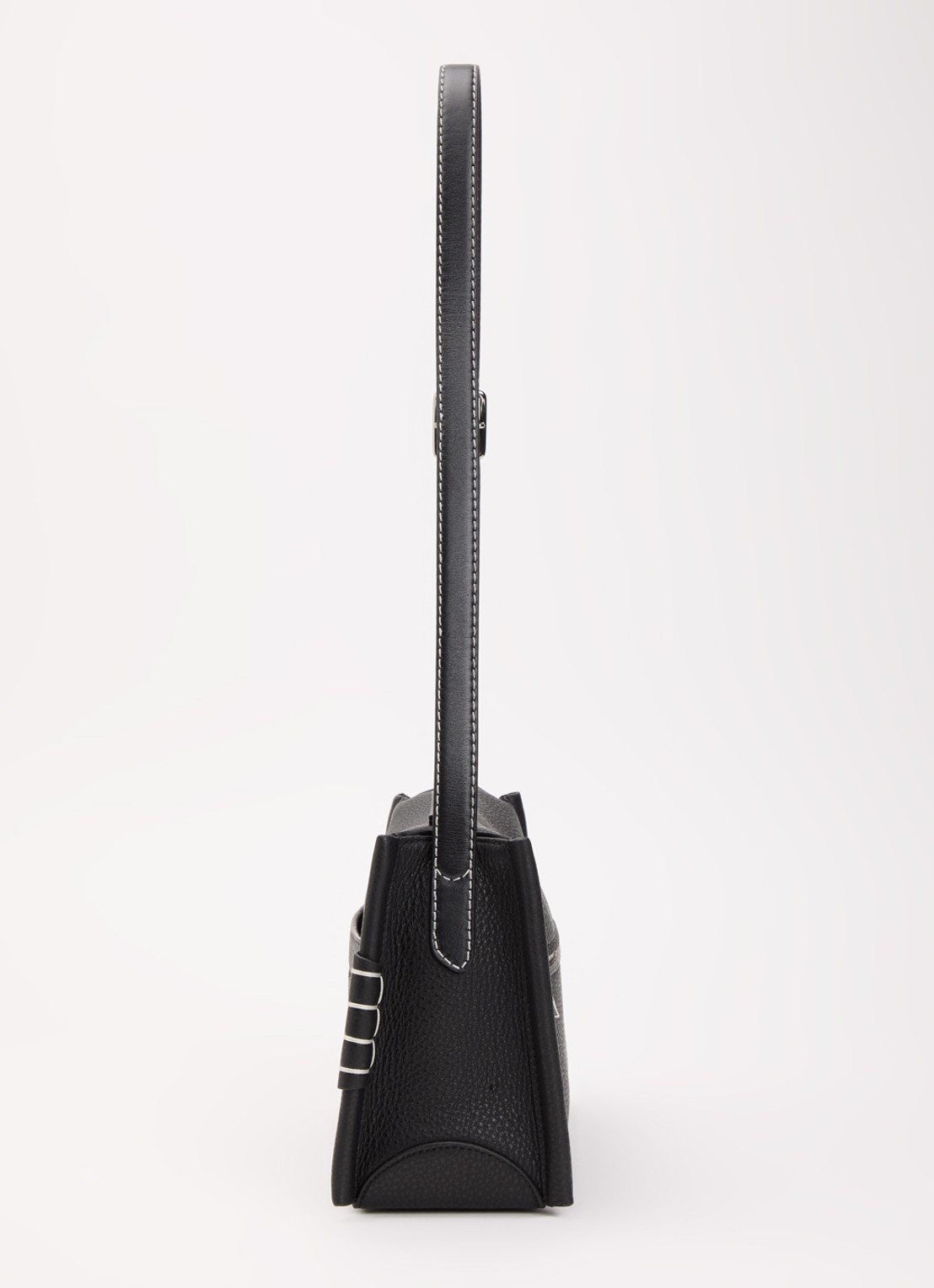 J.W. Anderson Crossbodytas van leer - detail 3 zwart