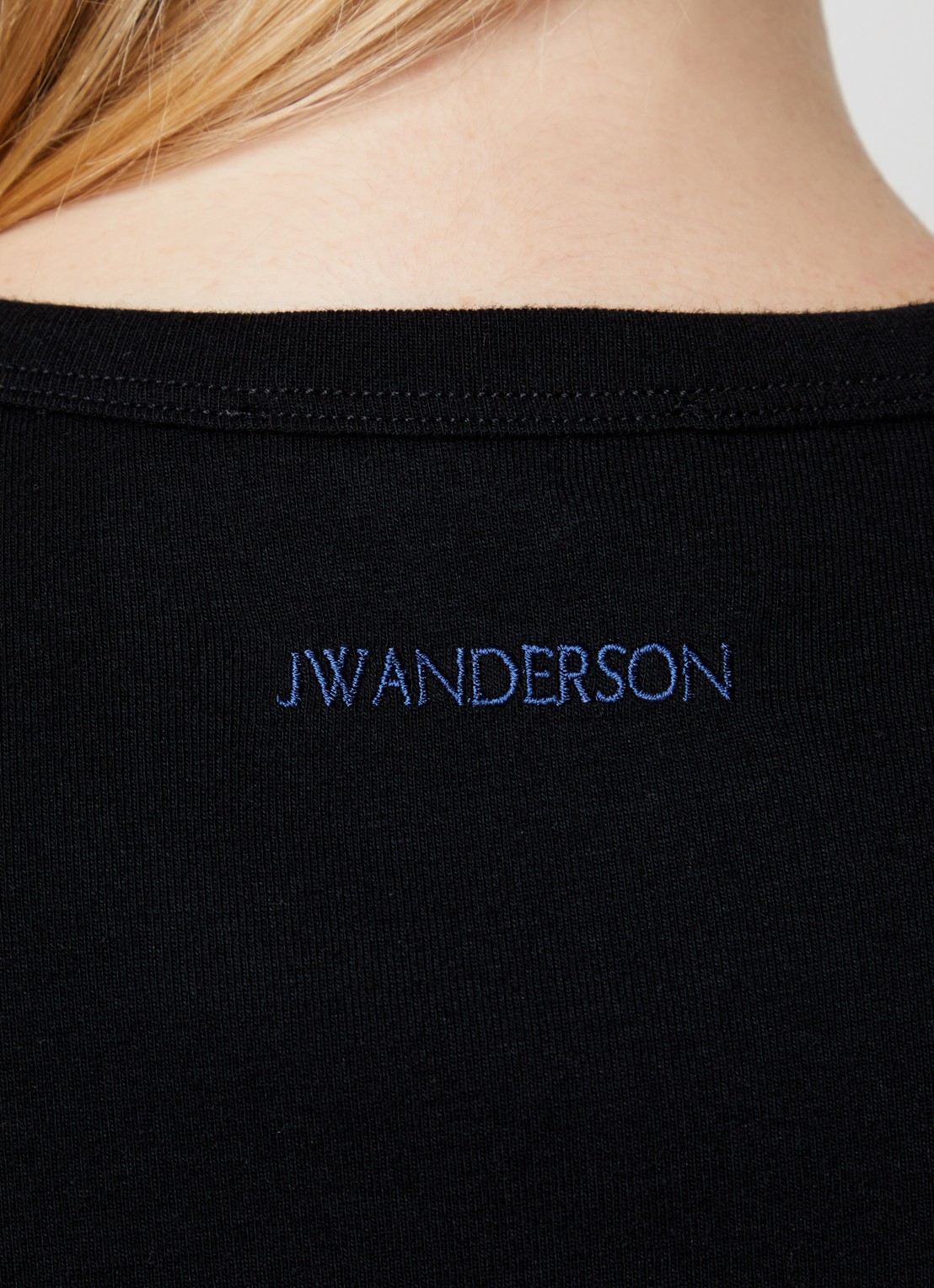 J.W. Anderson Double-Layered T-shirt - detail 5 zwart
