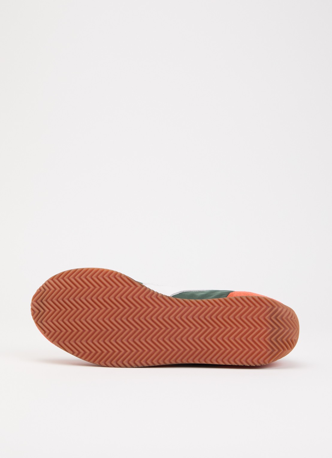 J.W. Anderson Equipe sneaker met details van suède - detail 4 oranje