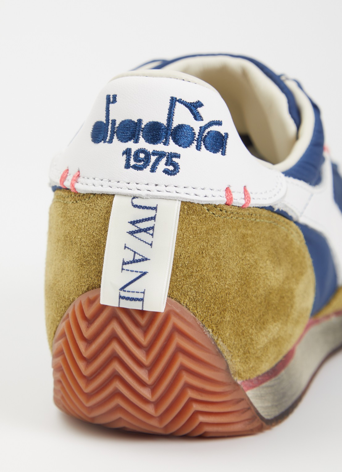 J.W. Anderson Equipe sneaker met details van suède - detail 6 legergroen