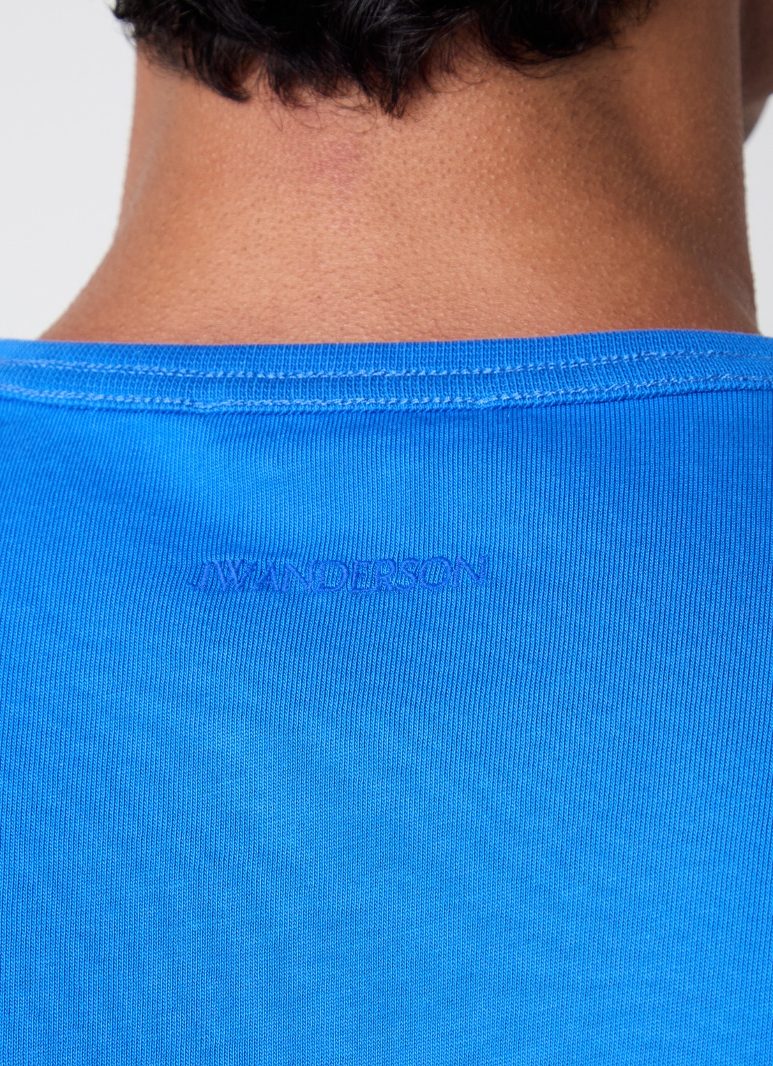 J.W. Anderson Gardener T-shirt met print - detail 2 kobaltblauw