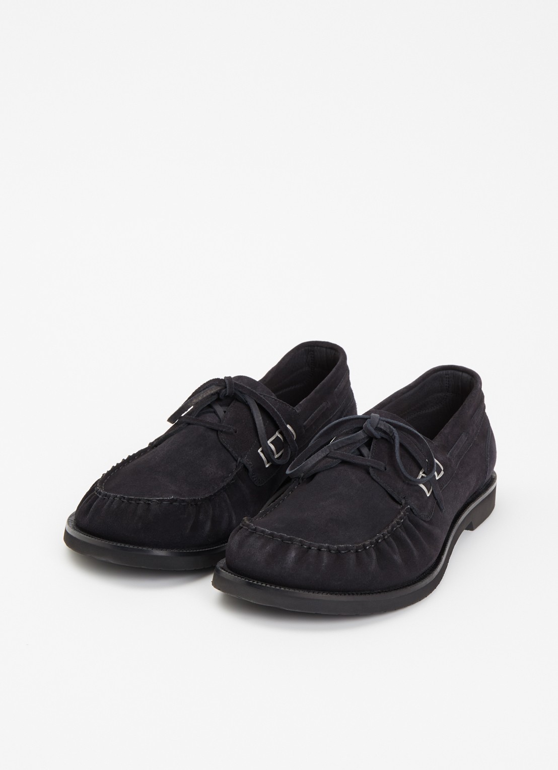 J.W. Anderson Loafer bootschoen van suède - detail zwart