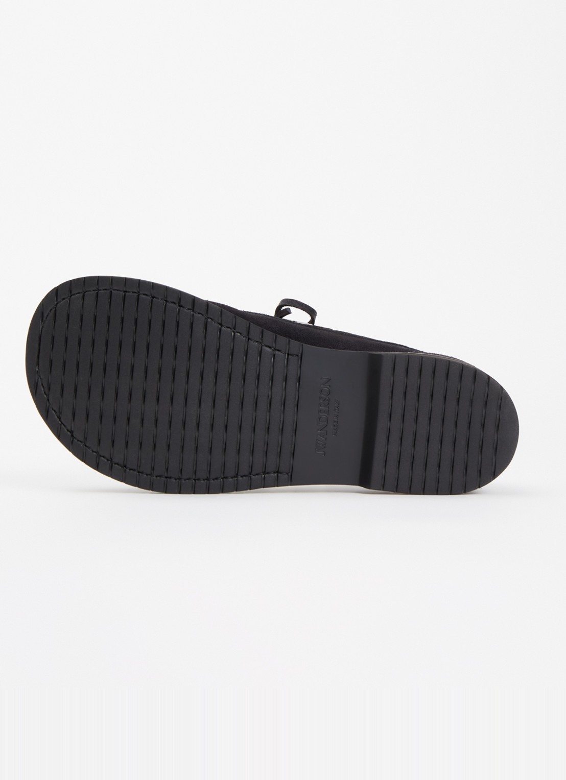 J.W. Anderson Loafer bootschoen van suède - detail 3 zwart