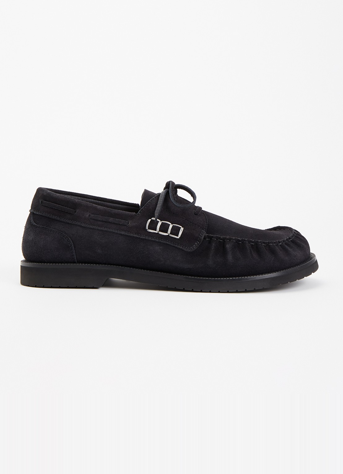 J.W. Anderson Loafer bootschoen van suède - voorkant 6 zwart