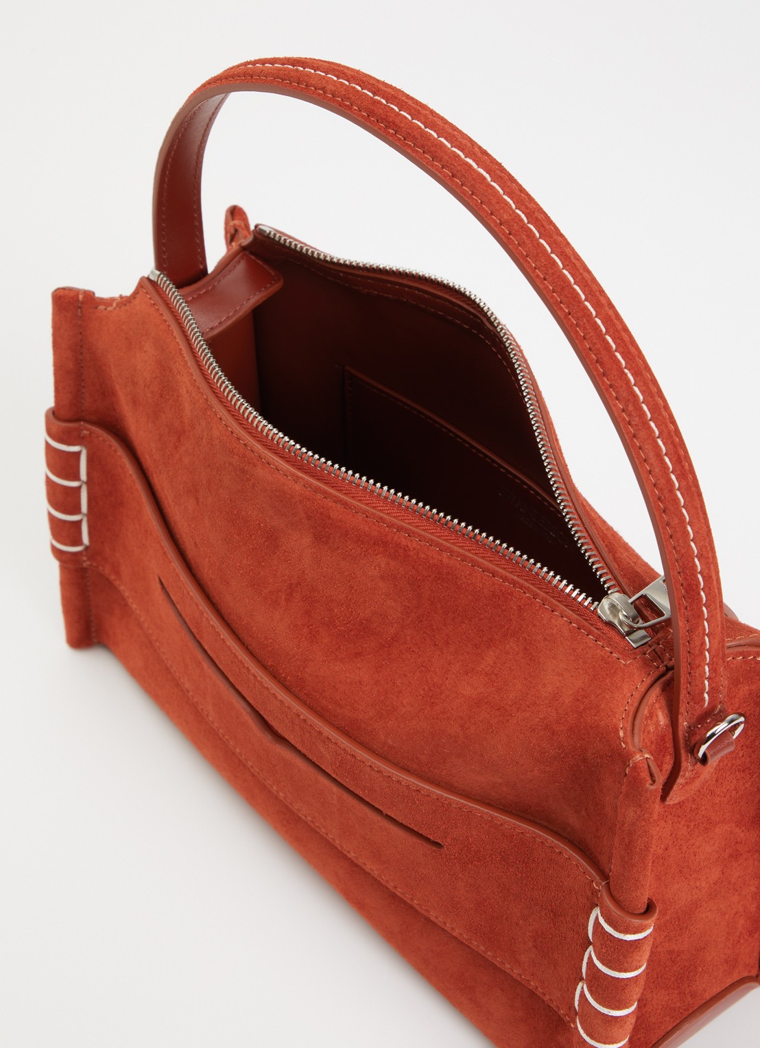 J.W. Anderson Loafer handtas van kalfsleer met afneembare schouderriem - detail 2 roestbruin