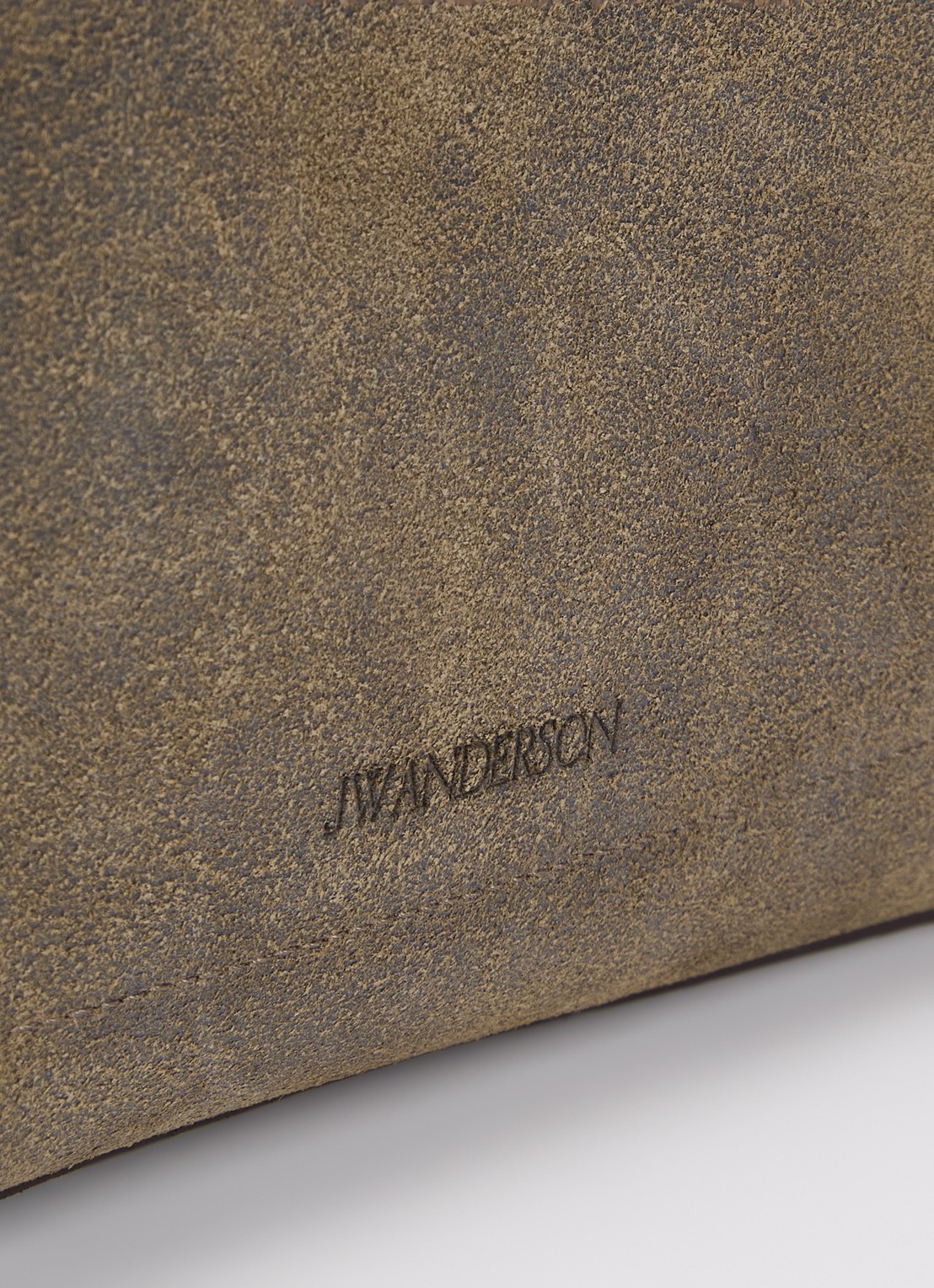 J.W. Anderson Loafer schoudertas van kalfsleer met afneembare schouderriem - detail 3 olijfgroen