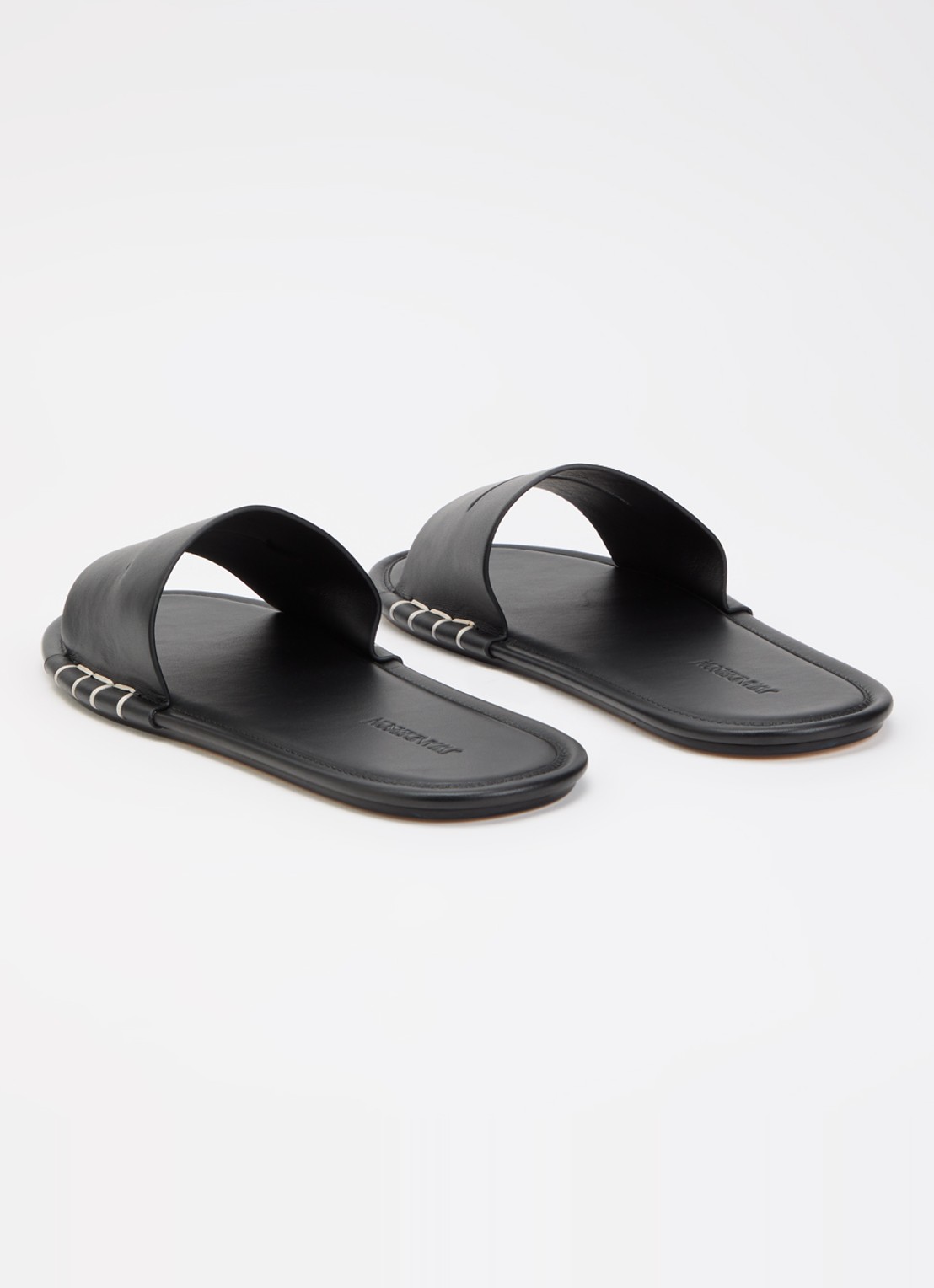 J.W. Anderson Loafer slipper van kalfsleer - achterkant 5 zwart