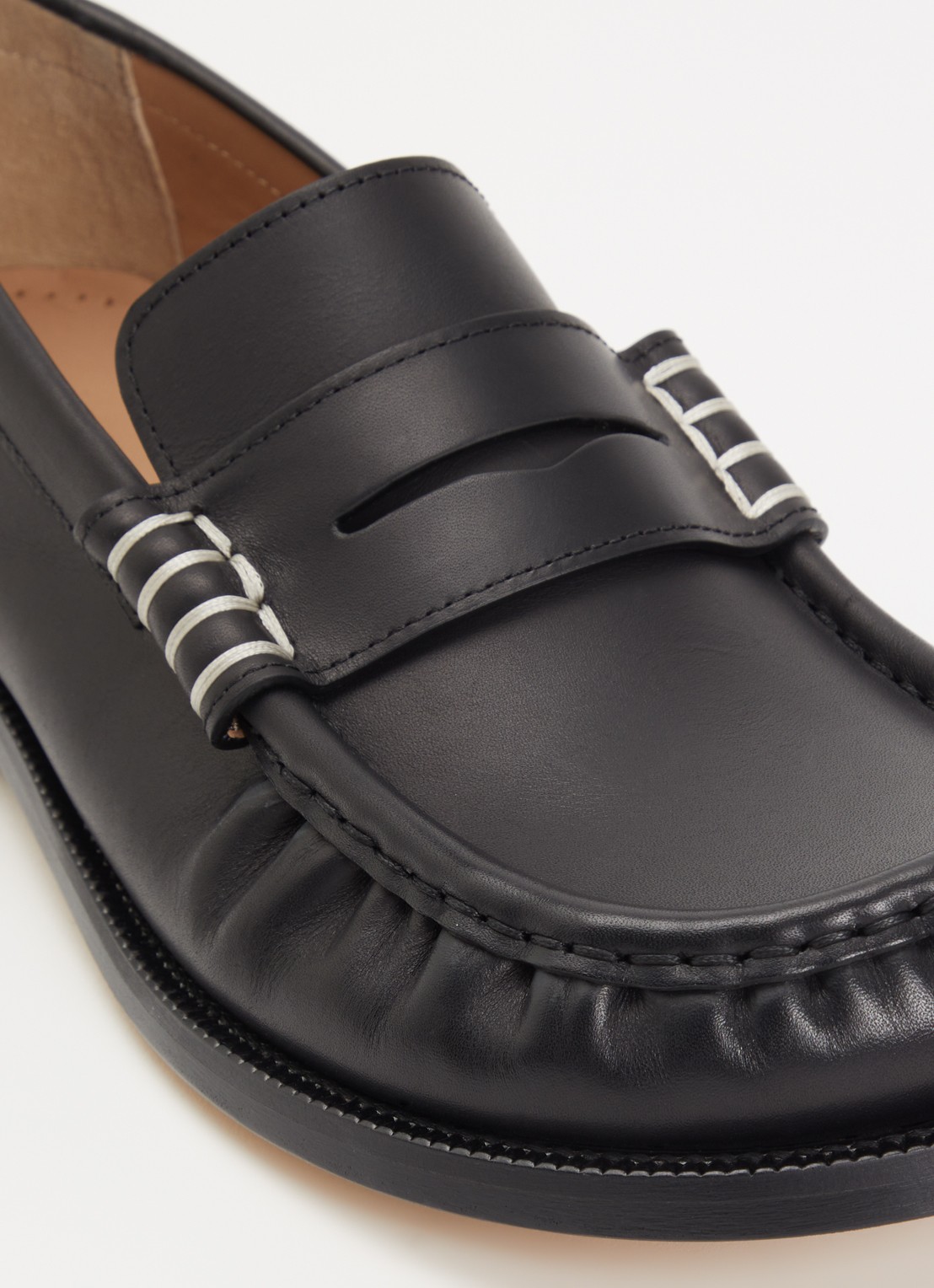 J.W. Anderson Loafer van kalfsleer - detail 4 zwart