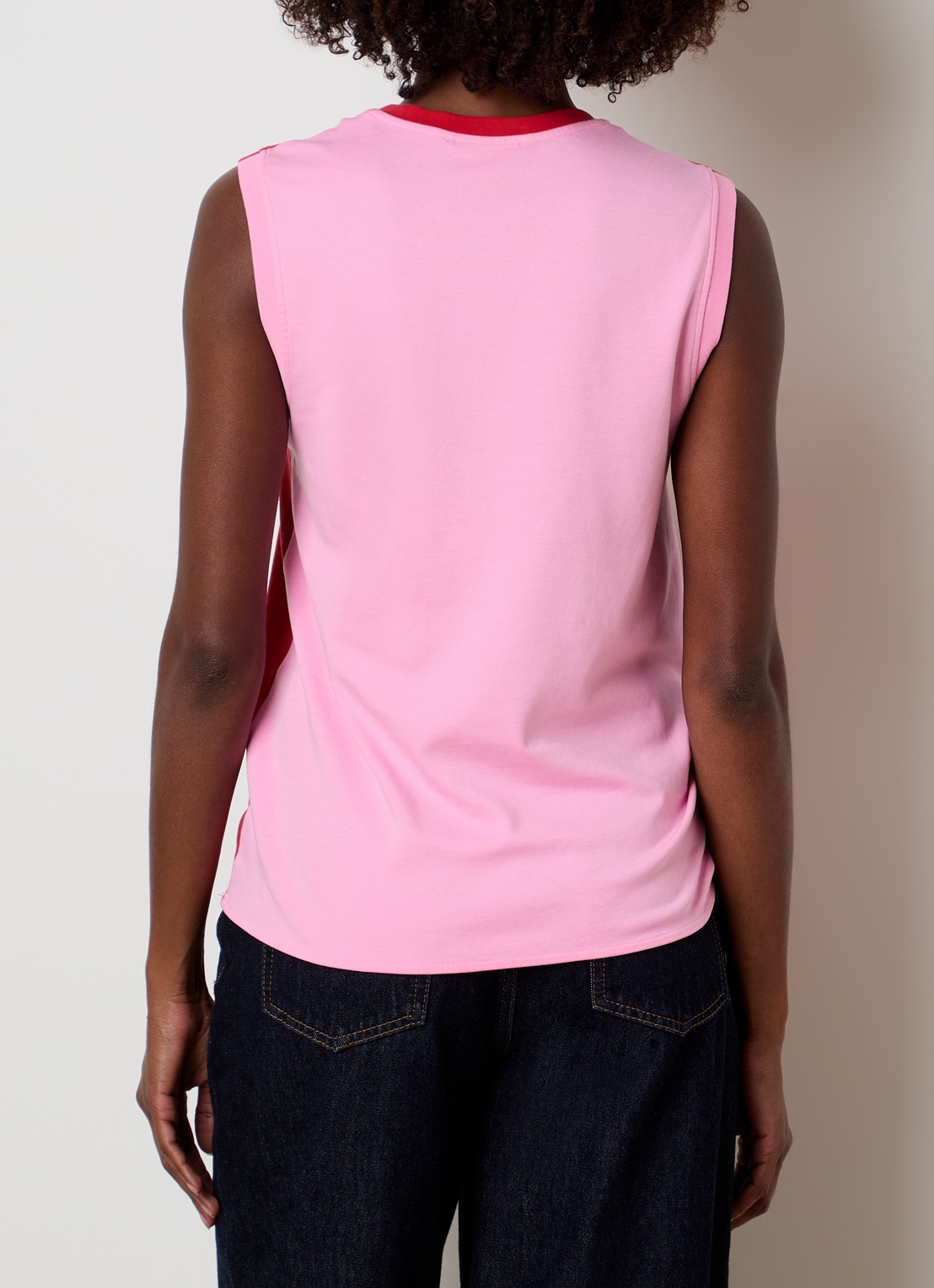 J.W. Anderson Mouwloze top met strikdetail - achterkant 5 rood