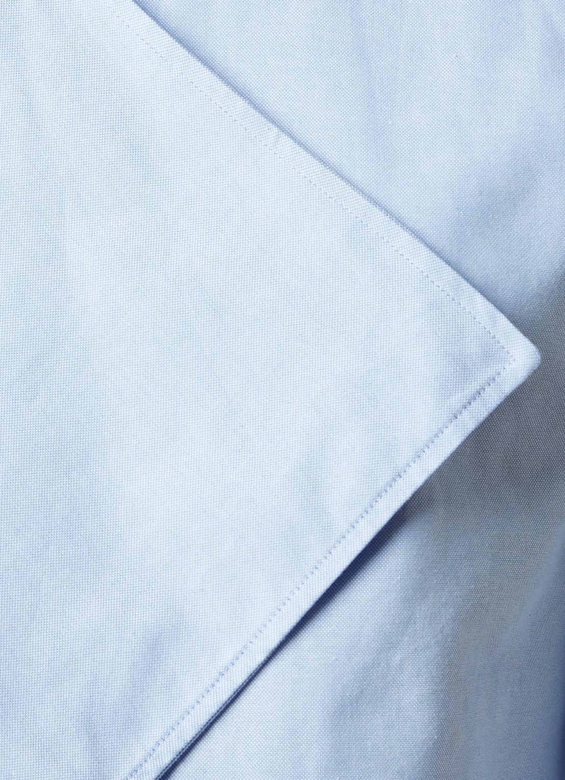 J.W. Anderson Regular fit overhemd met asymmetrische zoom - detail 4 lichtblauw