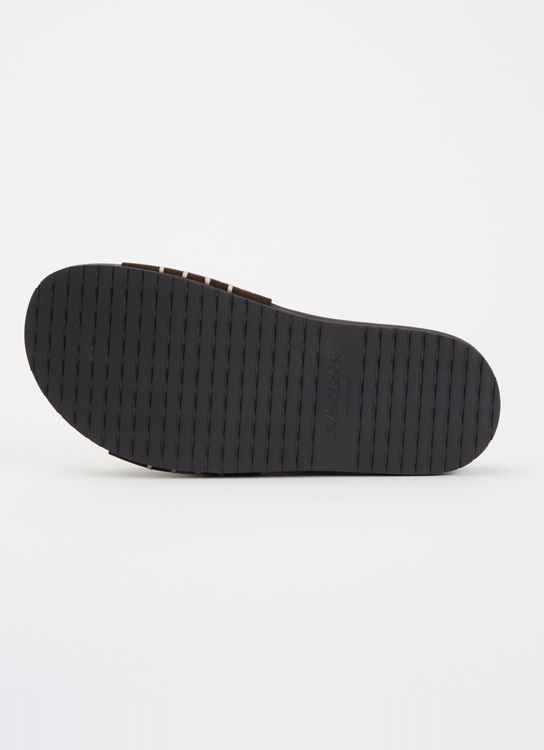 J.W. Anderson Slipper van suède - detail 3 bruin