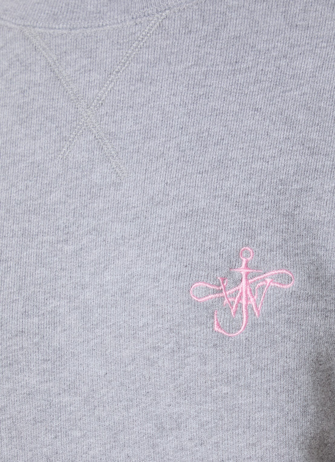 J.W. Anderson Sweater met logoborduring - detail 4 grijsmele