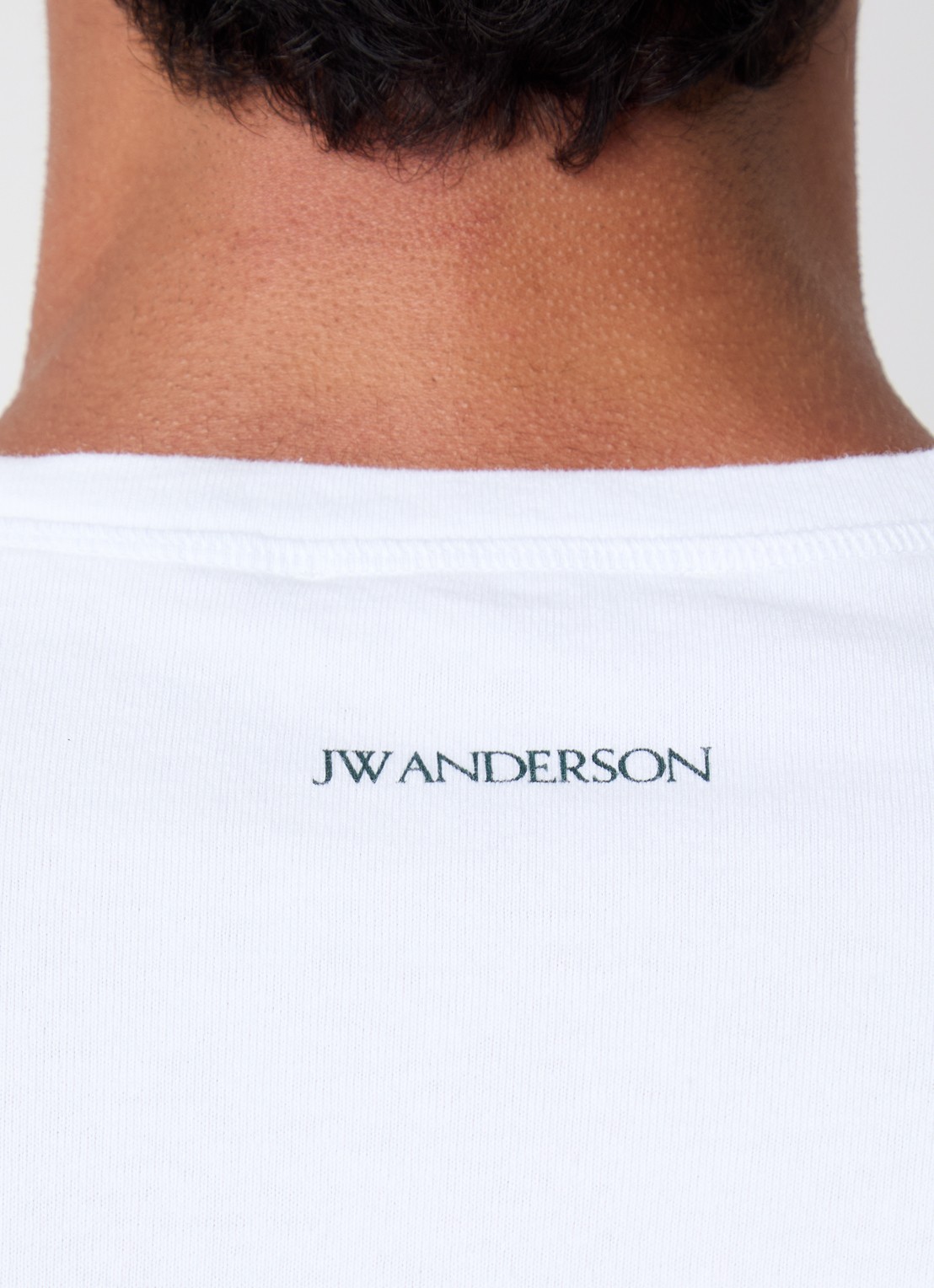 J.W. Anderson T-shirt met print - detail 2 gebroken wit
