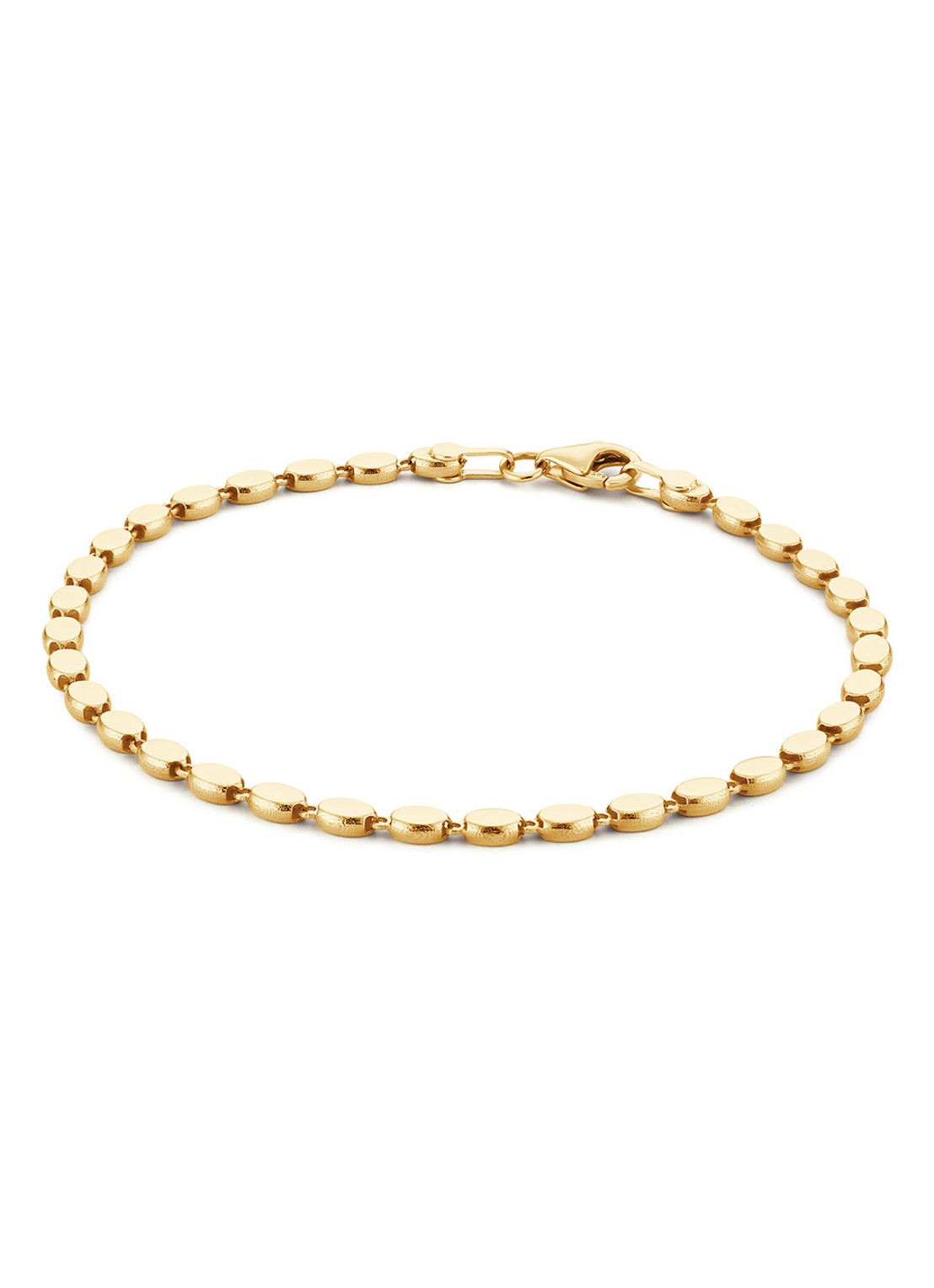 Jackie 14K Gold Bo-Kaap armband van 14 karaat geelgoud - voorkant 3 goud