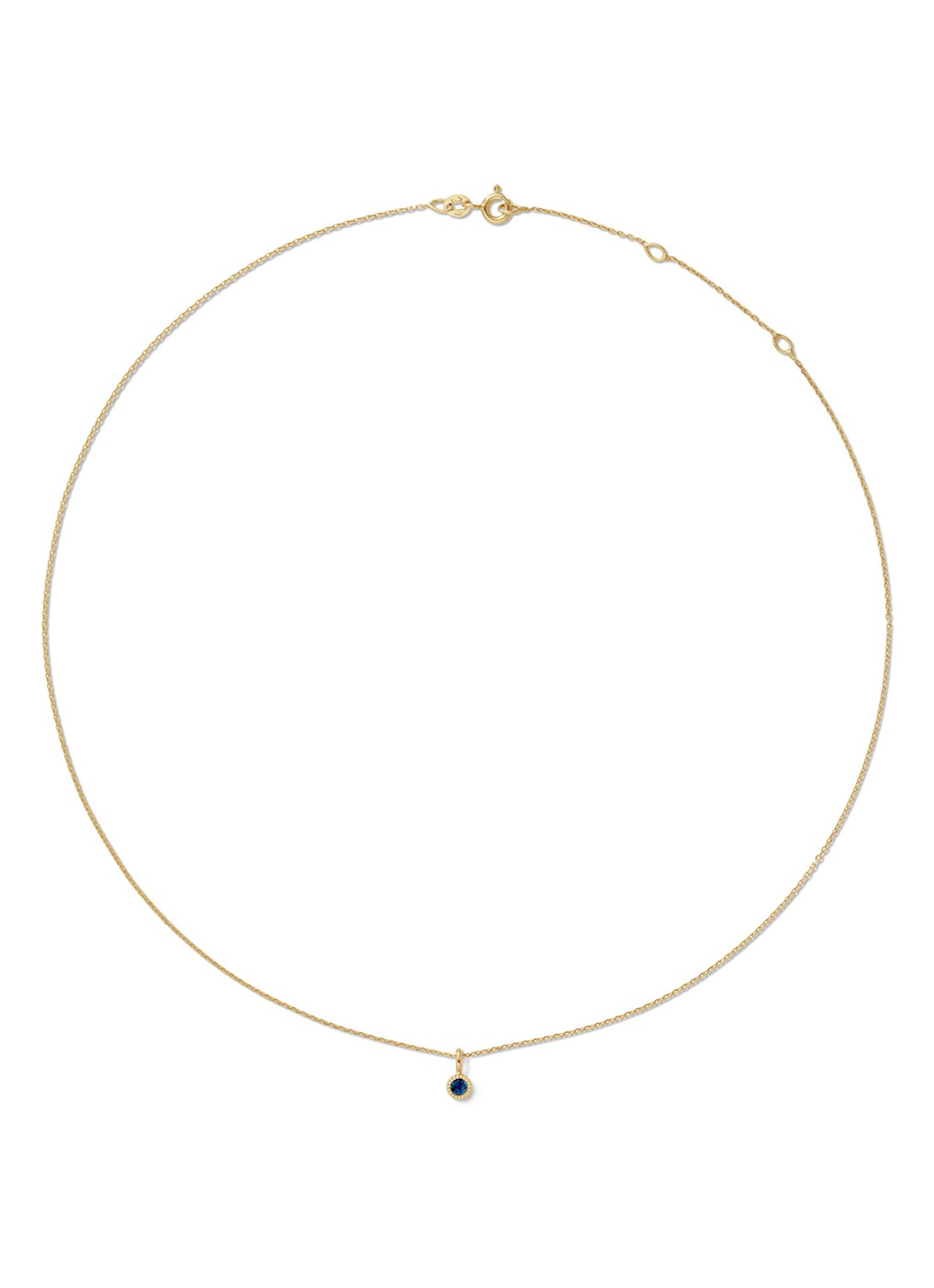 Jackie 14K Gold Kirstenbosch ketting van 14 karaat geelgoud - detail goud