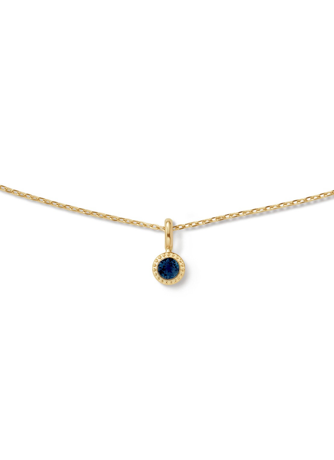 Jackie 14K Gold Kirstenbosch ketting van 14 karaat geelgoud - voorkant 3 goud