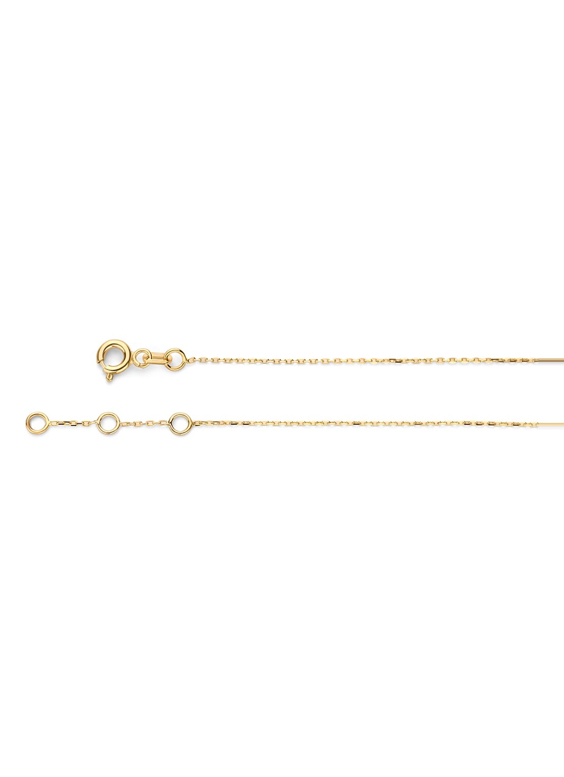 Jackie 14K Gold Pearls of Amalfi schakelarmband van 14 karaat geelgoud - voorkant 2 geelgoud