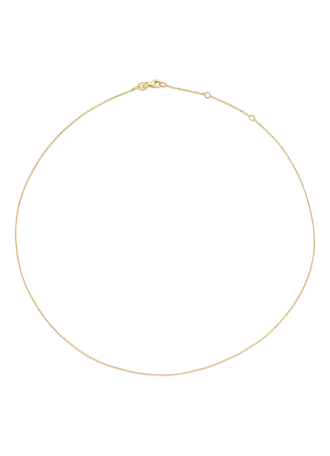 Jackie 14K Gold Schakelketting van 14 karaat geelgoud - voorkant 4 geelgoud
